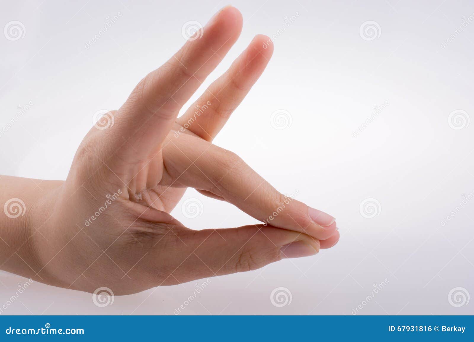Hand making a wolf gesture stock photo. Image of idea 67931816