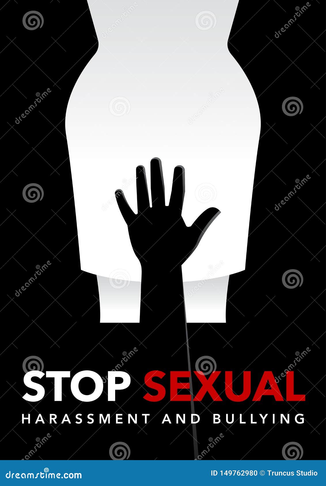 Hand of a Man Touching on Woman Groin Area Vector Illustration Stock Vector  - Illustration of ethics, hand: 149762980