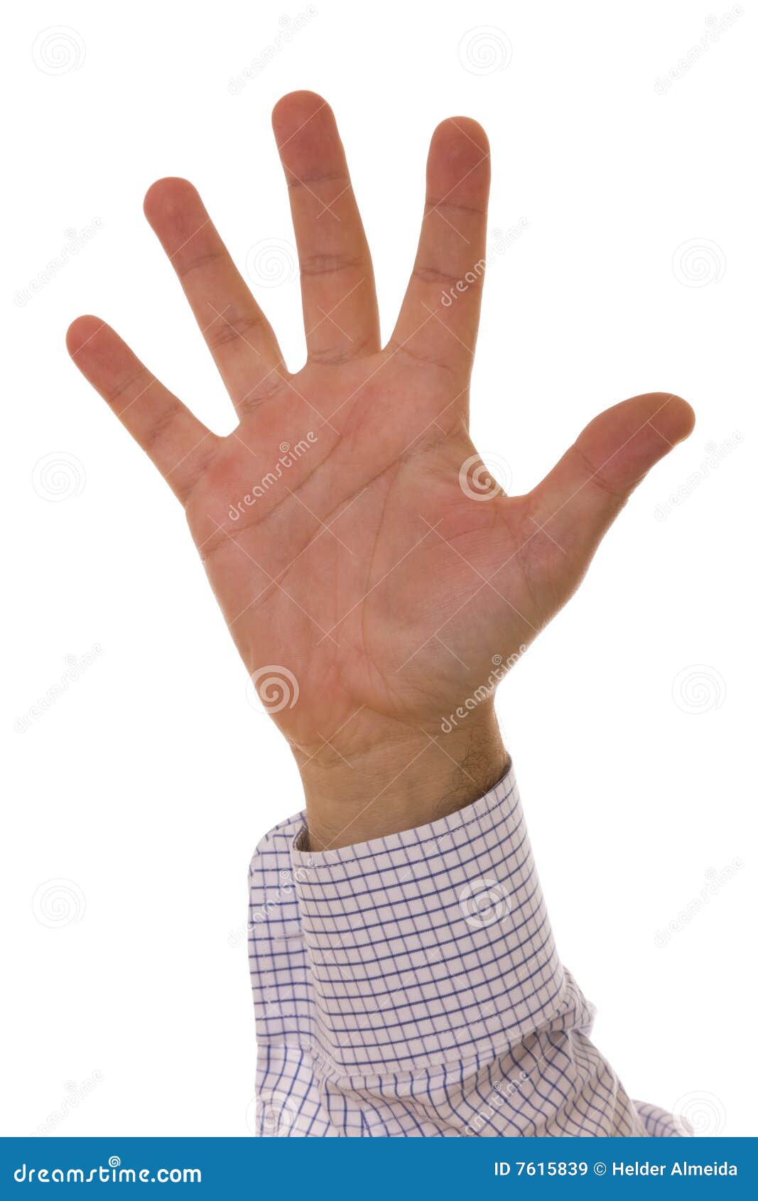 Hand number stock image. Image of fingers, communication 7615839