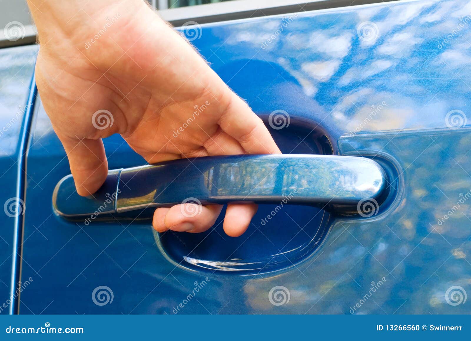 Hand opening car door stock photo. Image of driver, sale 13266560