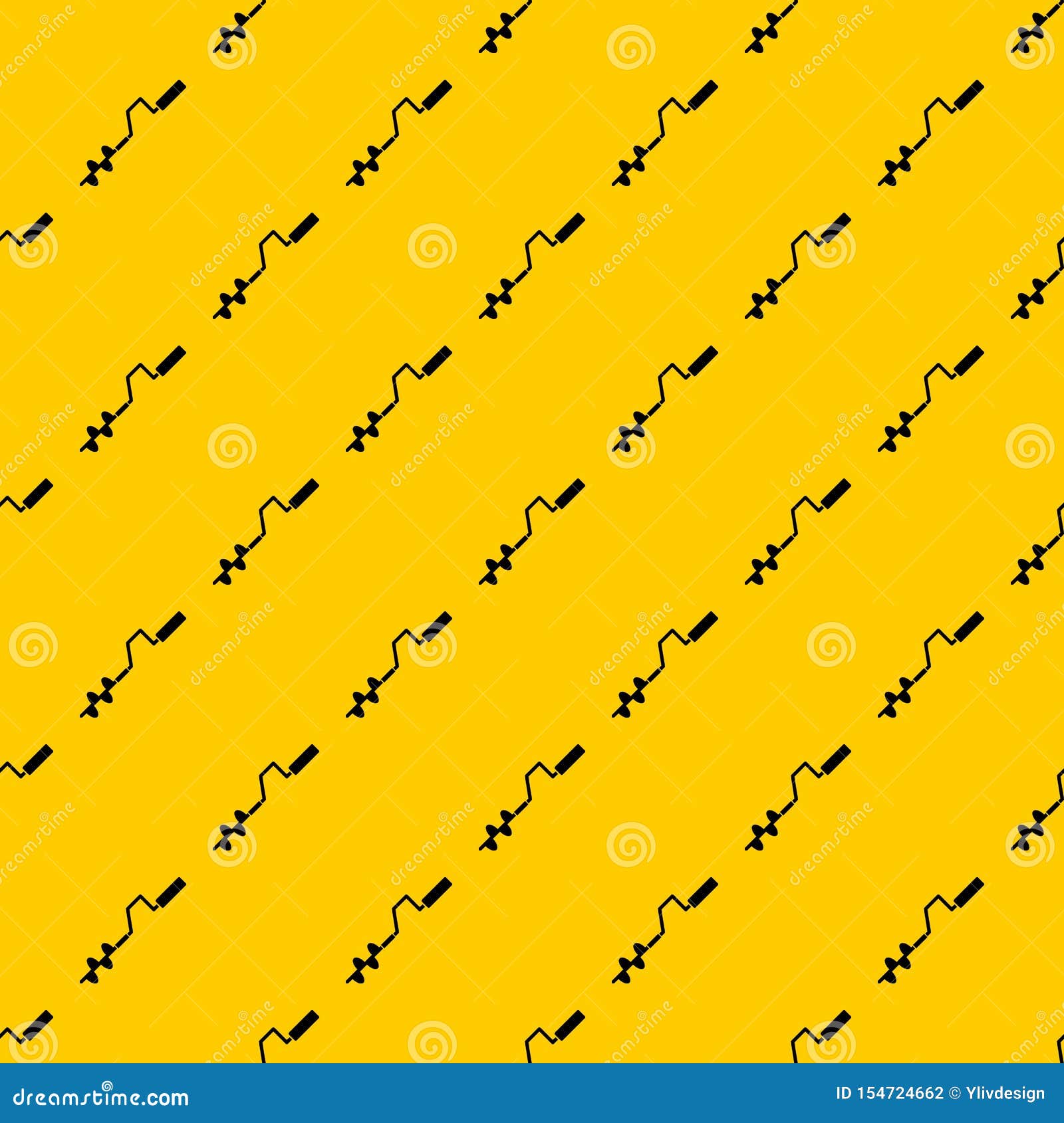 Download Hand Operated Ice Auger Pattern Vector Stock Vector ...