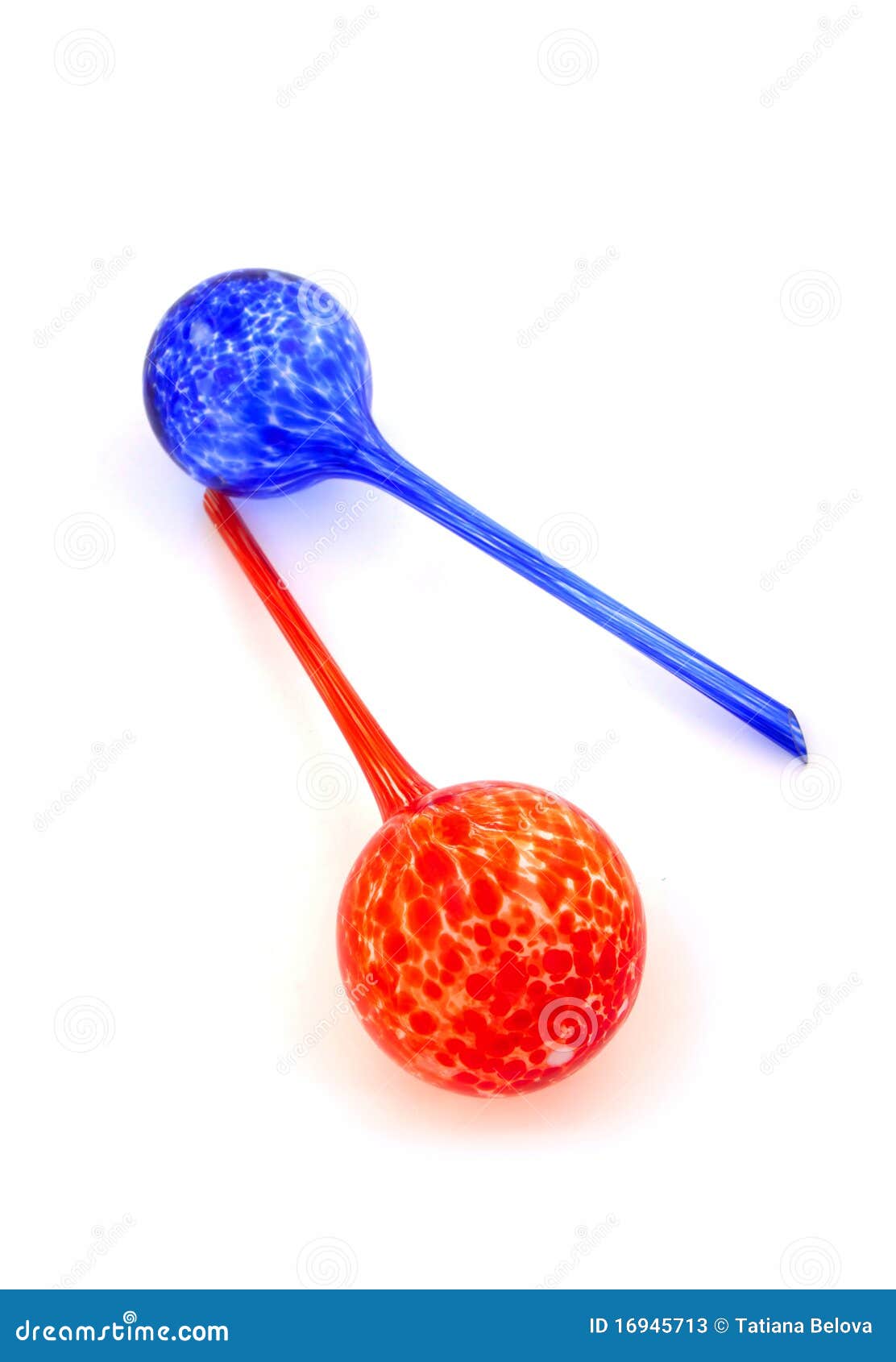 hand opgeblazen glas het water geven bollen stock hand opgeblazen glas het water geven bollen stock