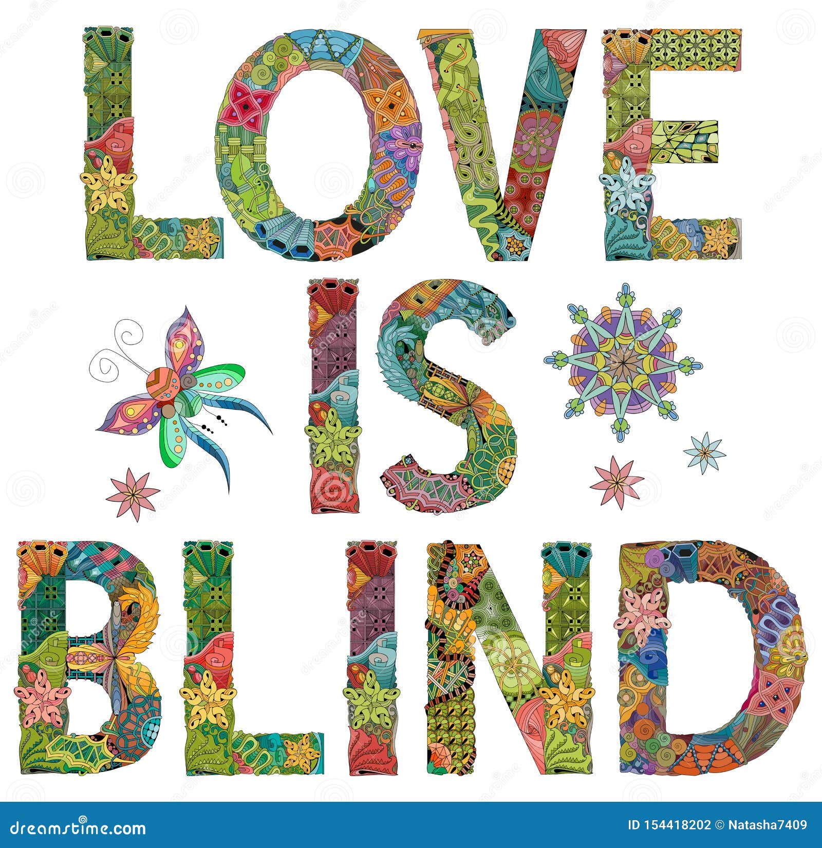Love Is Blind Stock Photo 7450458