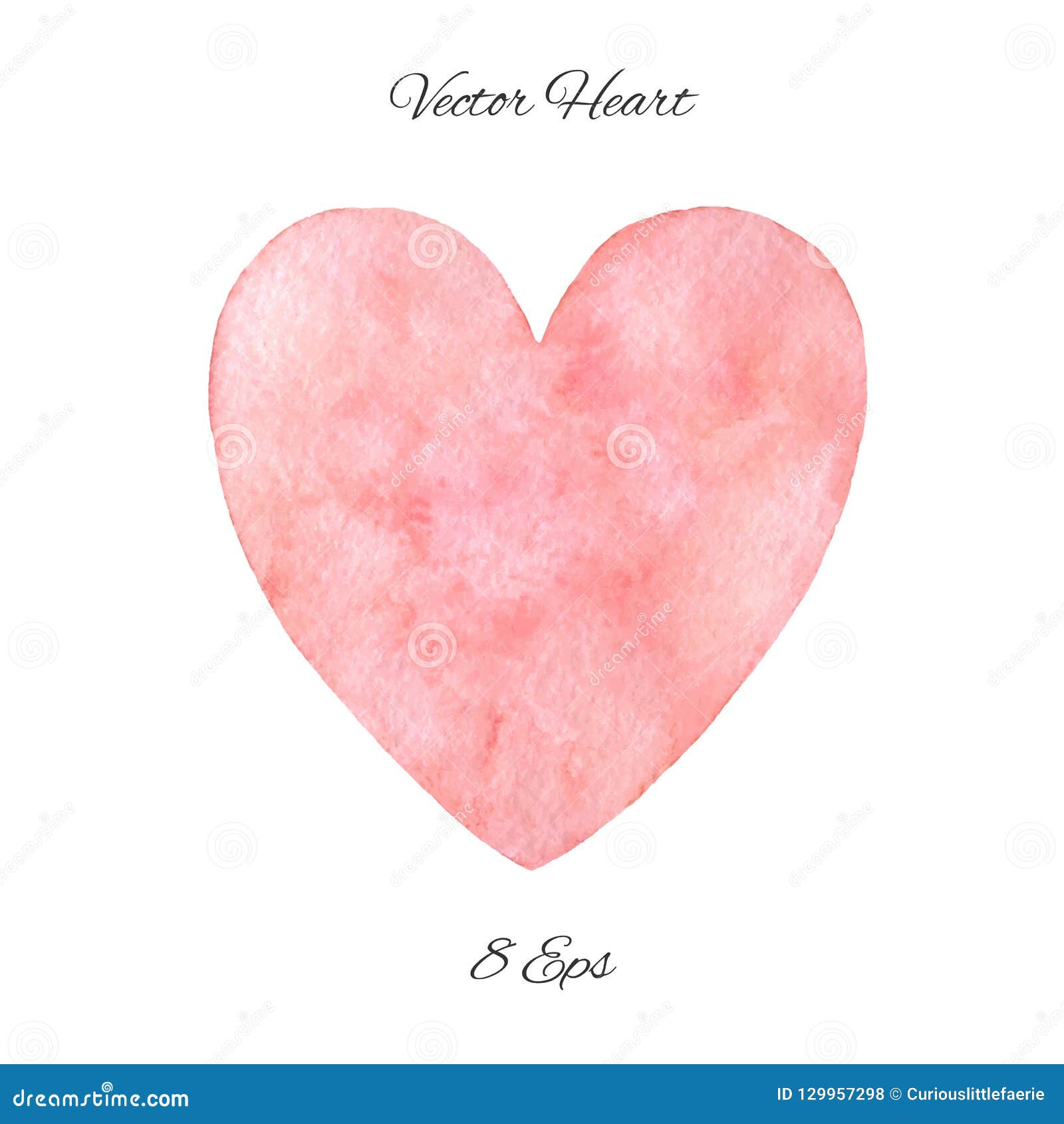 Pink Hearts Water Colour Stock Illustrations, Cliparts and Royalty Free  Pink Hearts Water Colour Vectors