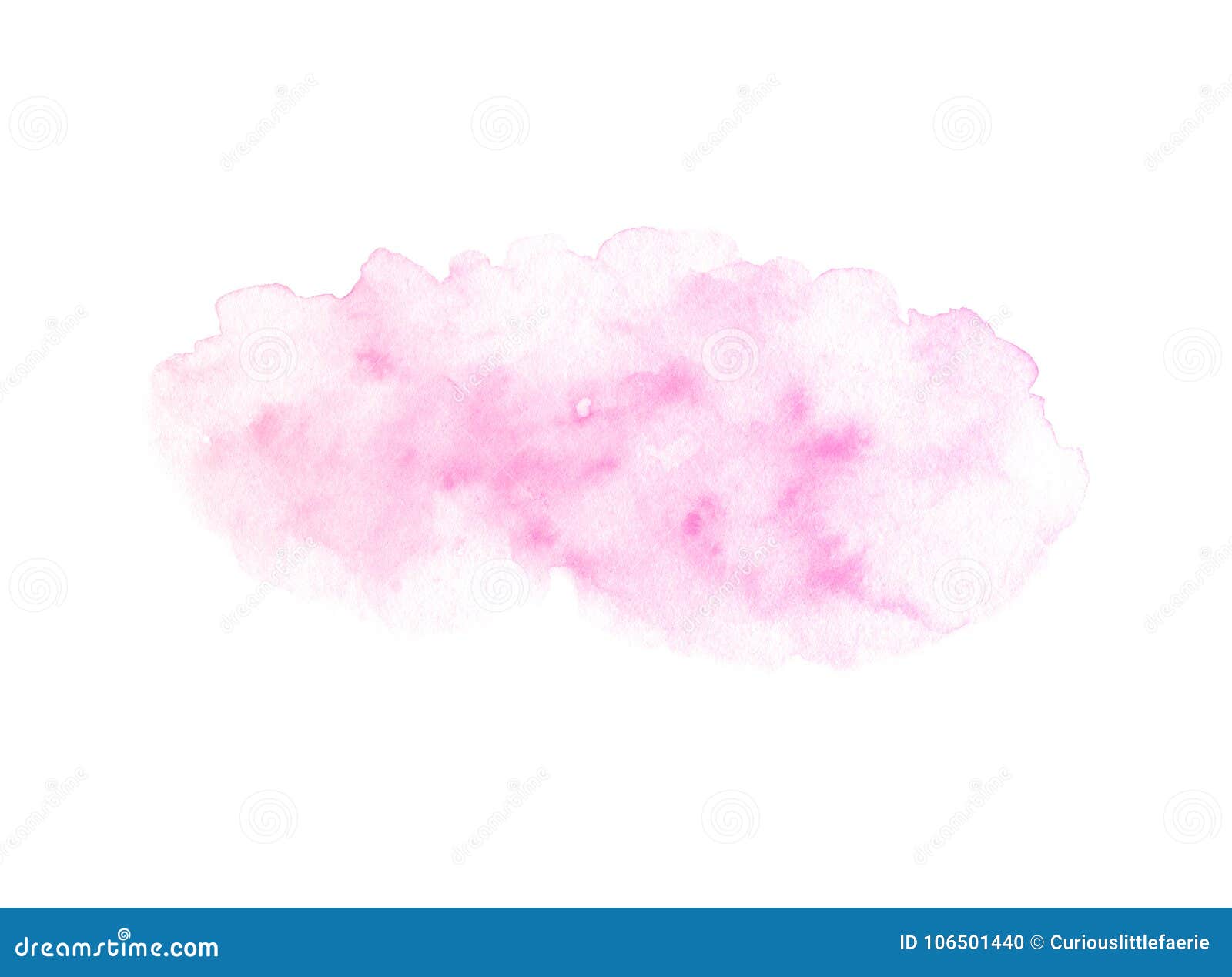 hand painted pink watercolor texture  on the white background. usable as a template