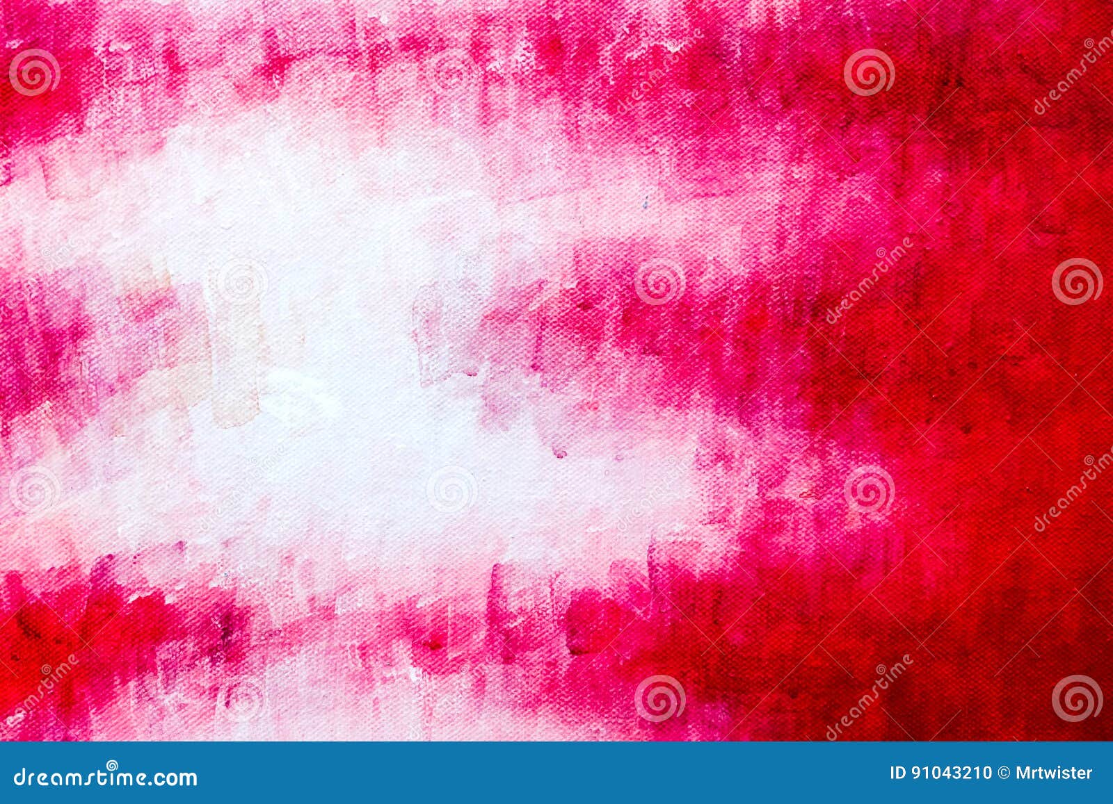 Hand Painted Vibrant Red Canvas Background Stock Photo Image of