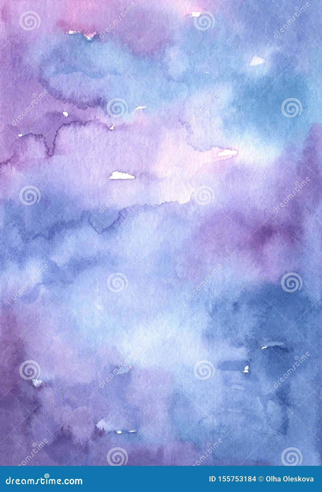 Watercolor Abstract Blue and Purple Gradient Background Stock Illustration  - Illustration of blue, design: 155753184