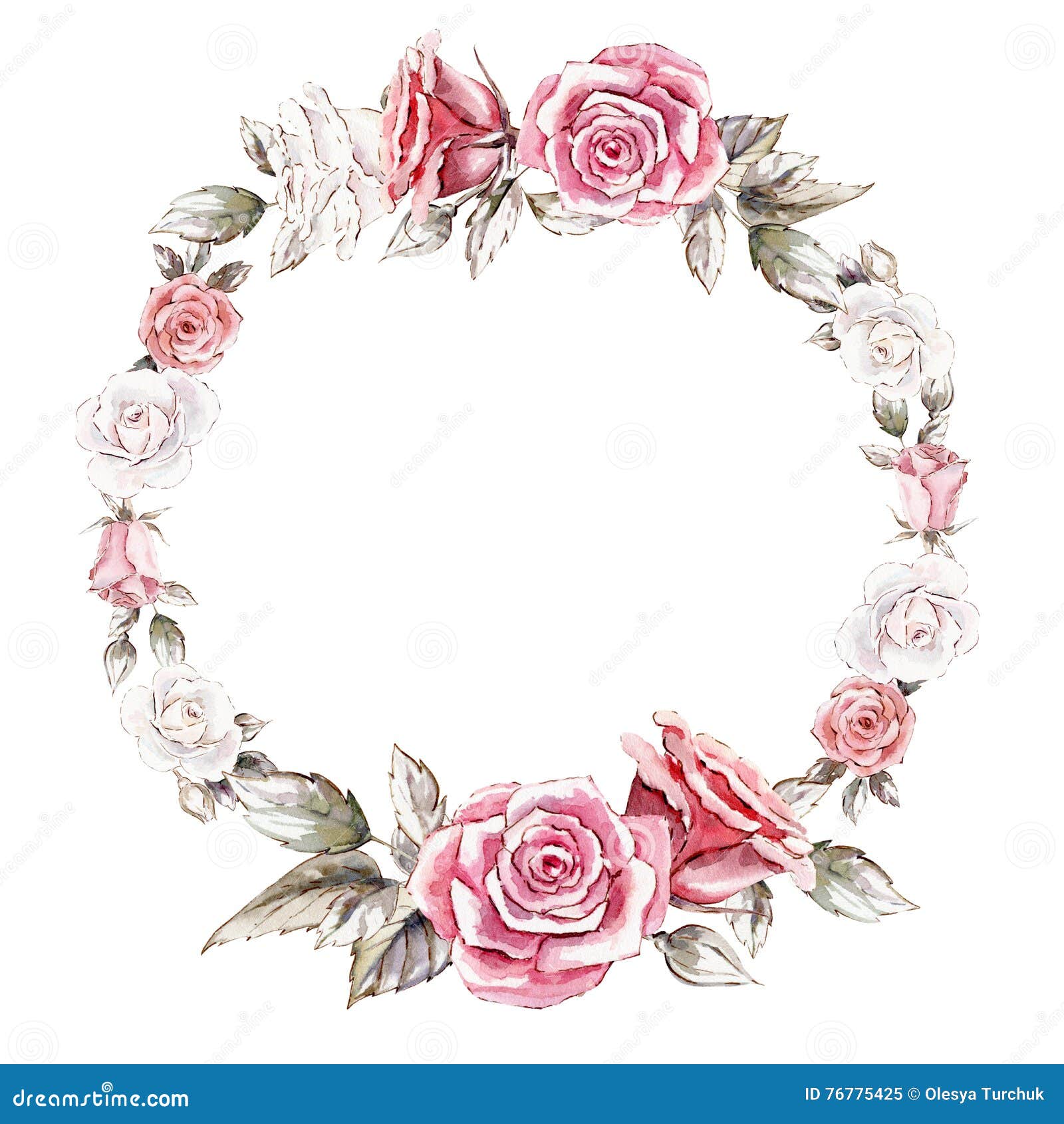 watercolor wreath clipart - photo #44