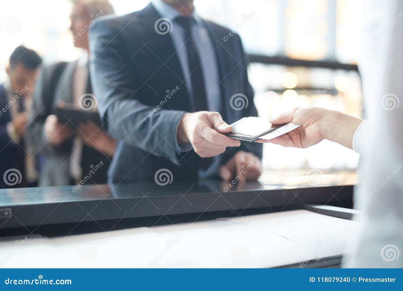 Here are the documents stock photo. Image of reception 118079240