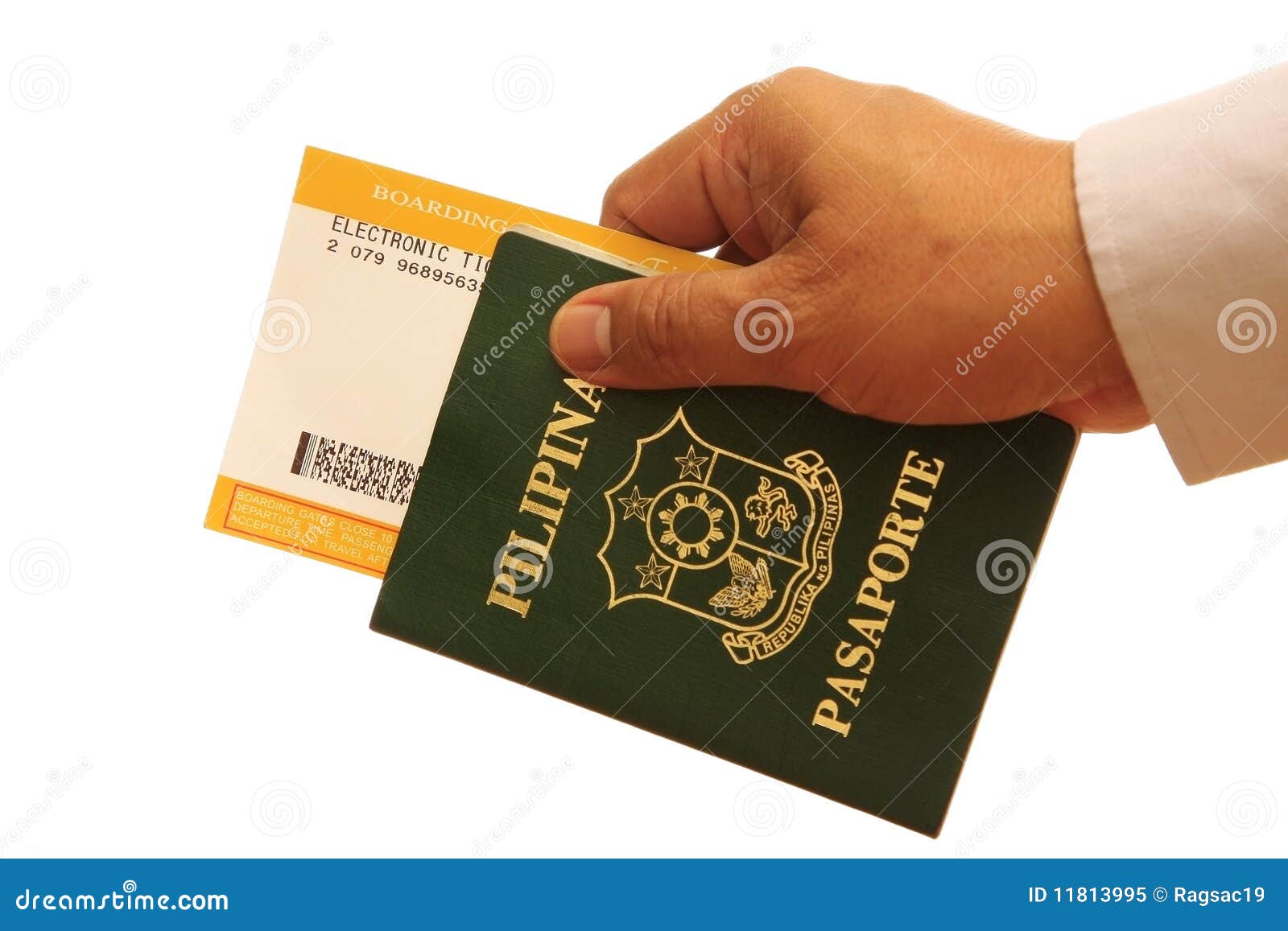 Hand with Passport stock image. Image of hand, people 11813995