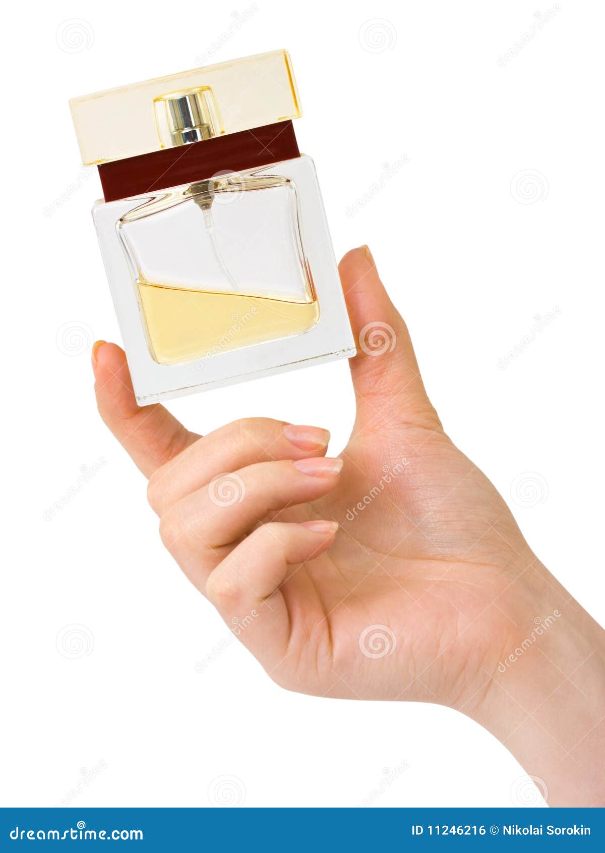 Hand With Perfume Royalty Free Stock Image Image 11246216