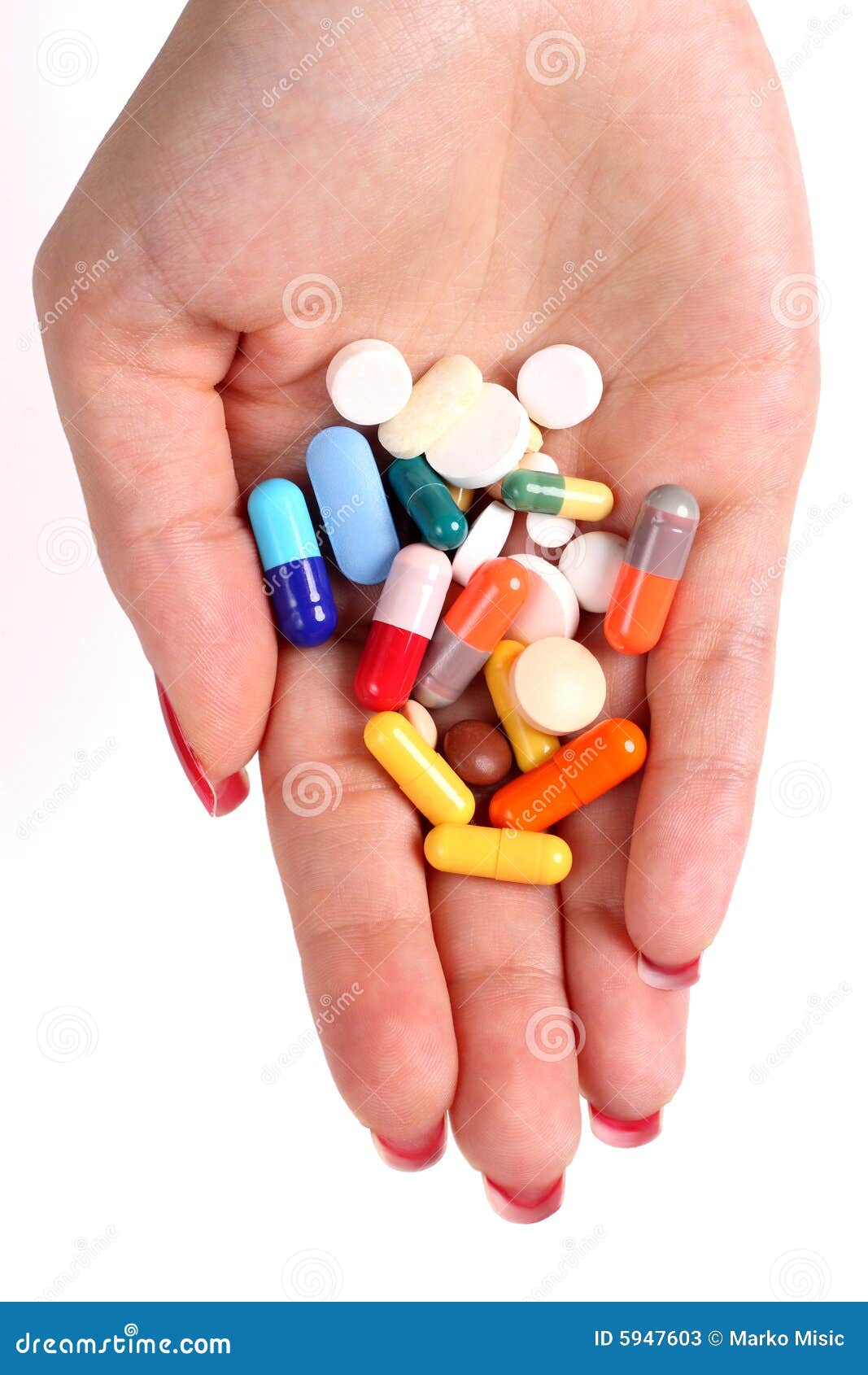 Hand with pills stock image. Image of drug, pills, medicine 5947603
