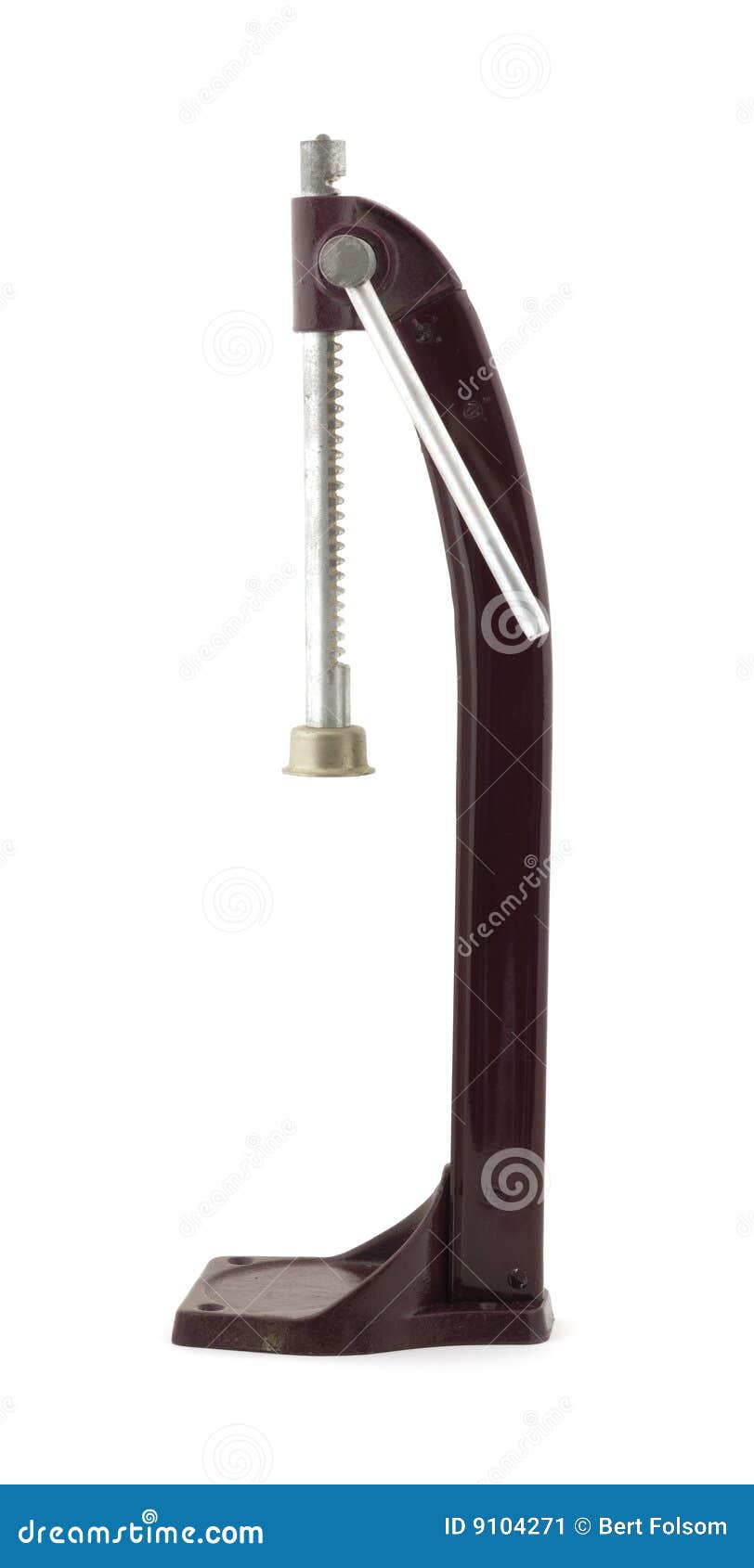 Hand powered wine corker stock image. Image of item, gear 9104271