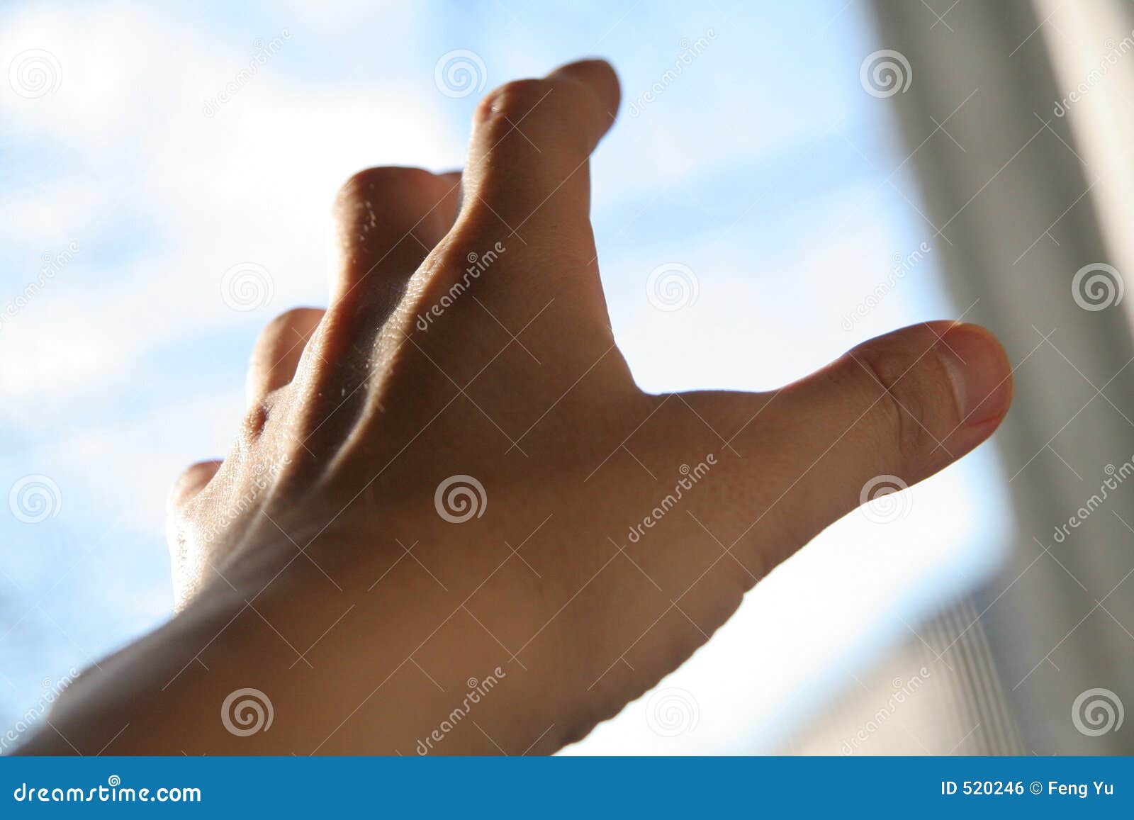 Hand reaching out stock photo. Image of blue, desire, window 520246