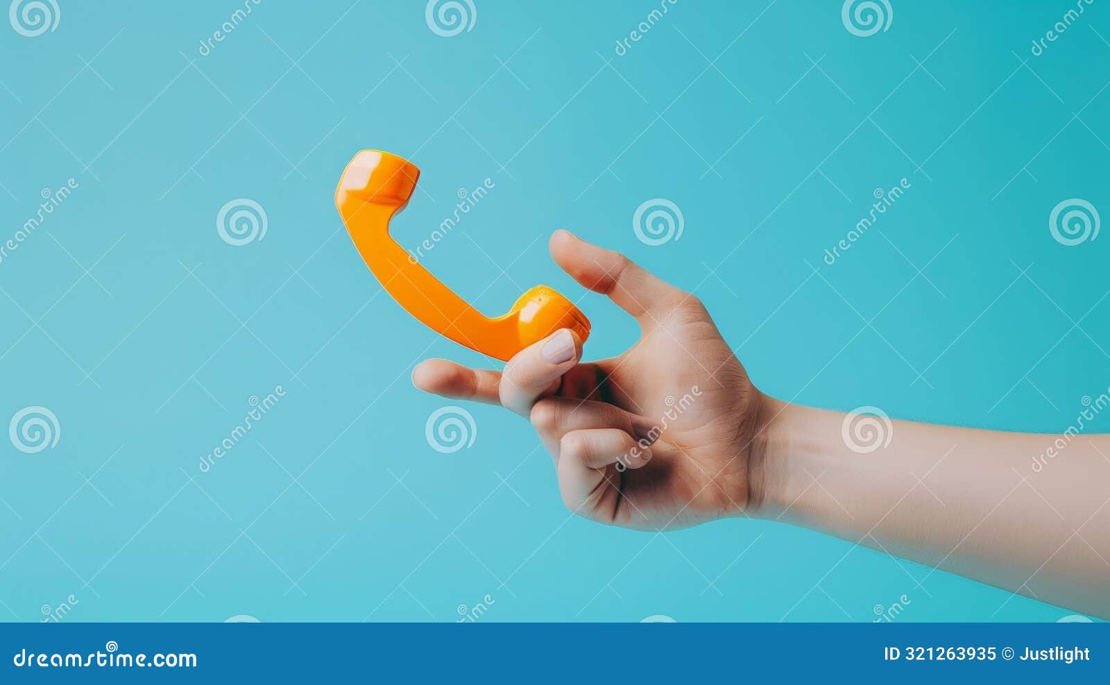 a hand reaching out to the image of a phone with the hotline number illustrating accessibility and ease of us