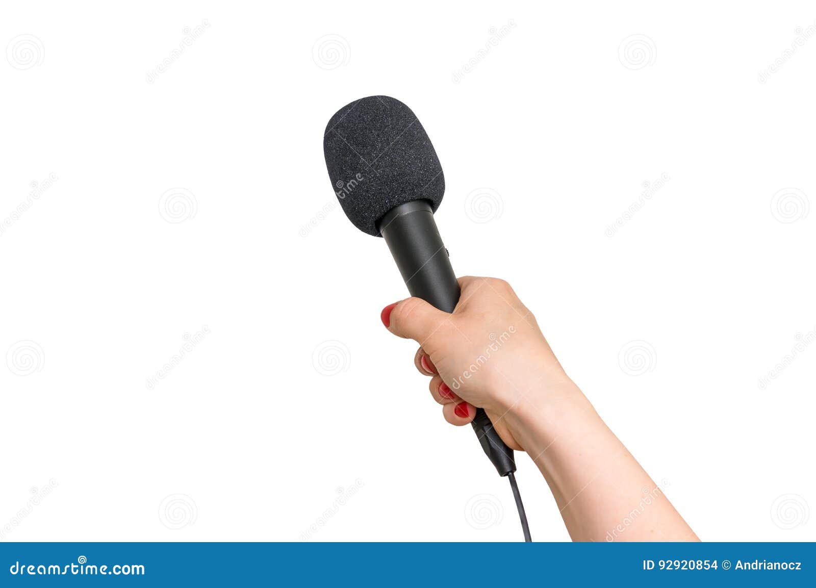 reporter microphone clipart black