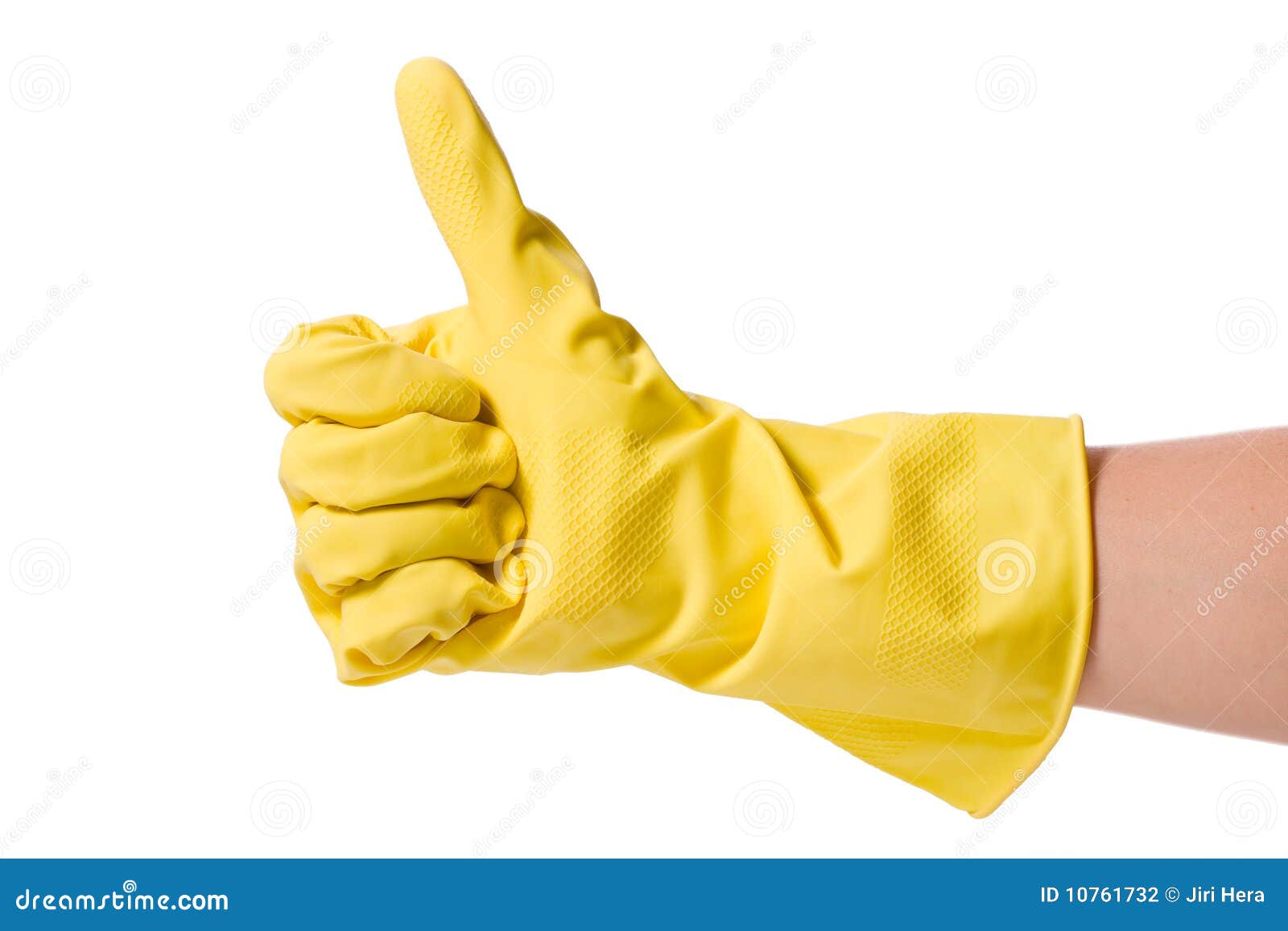 Hand in rubber glove stock photo. Image of chore, plastic 10761732