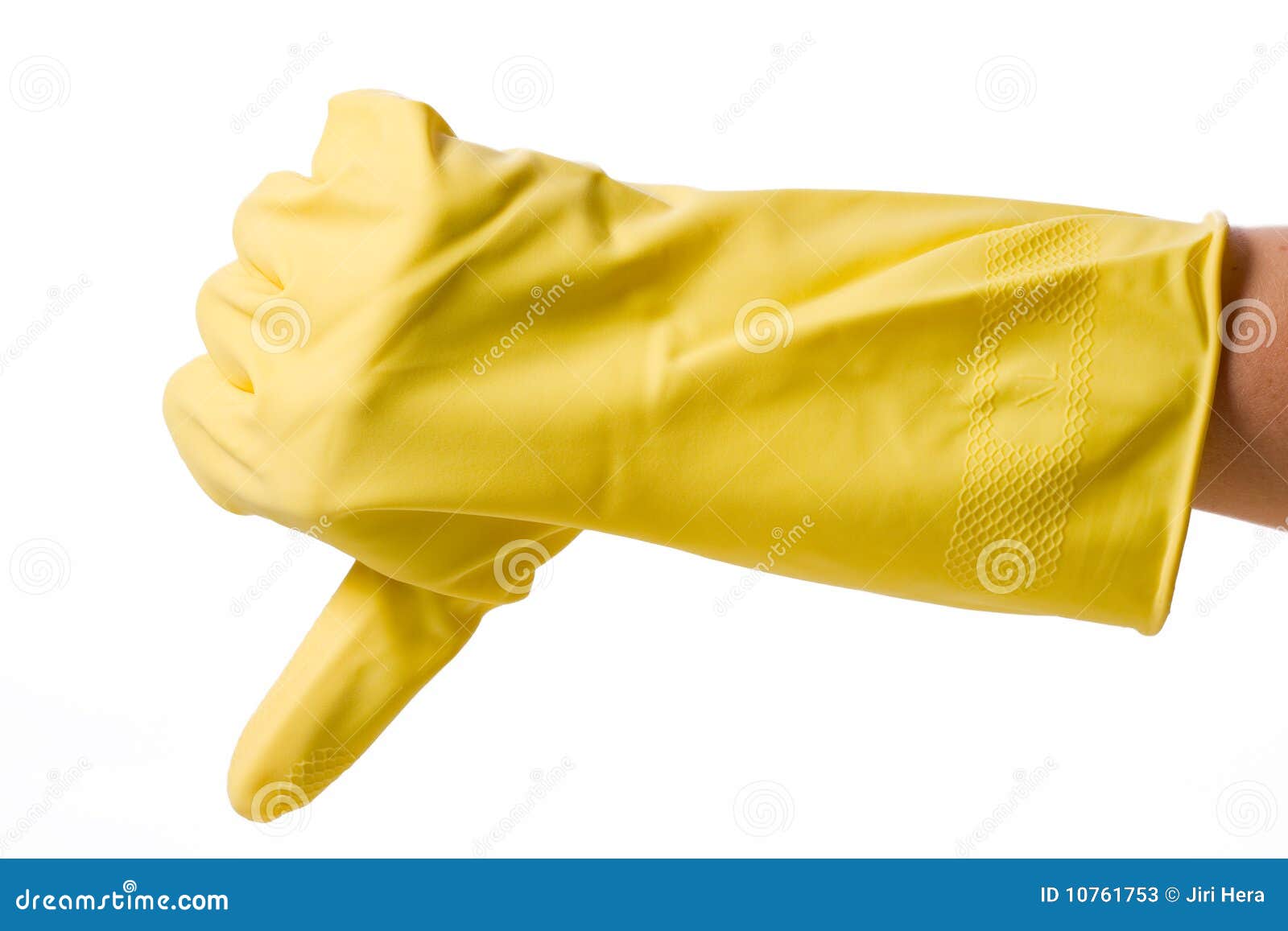 Hand in rubber glove stock image. Image of life, plastic 10761753