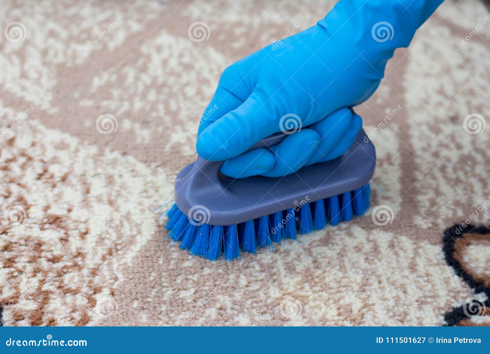 Carpet cleaning brush stock image. Image of indoors - 111501627