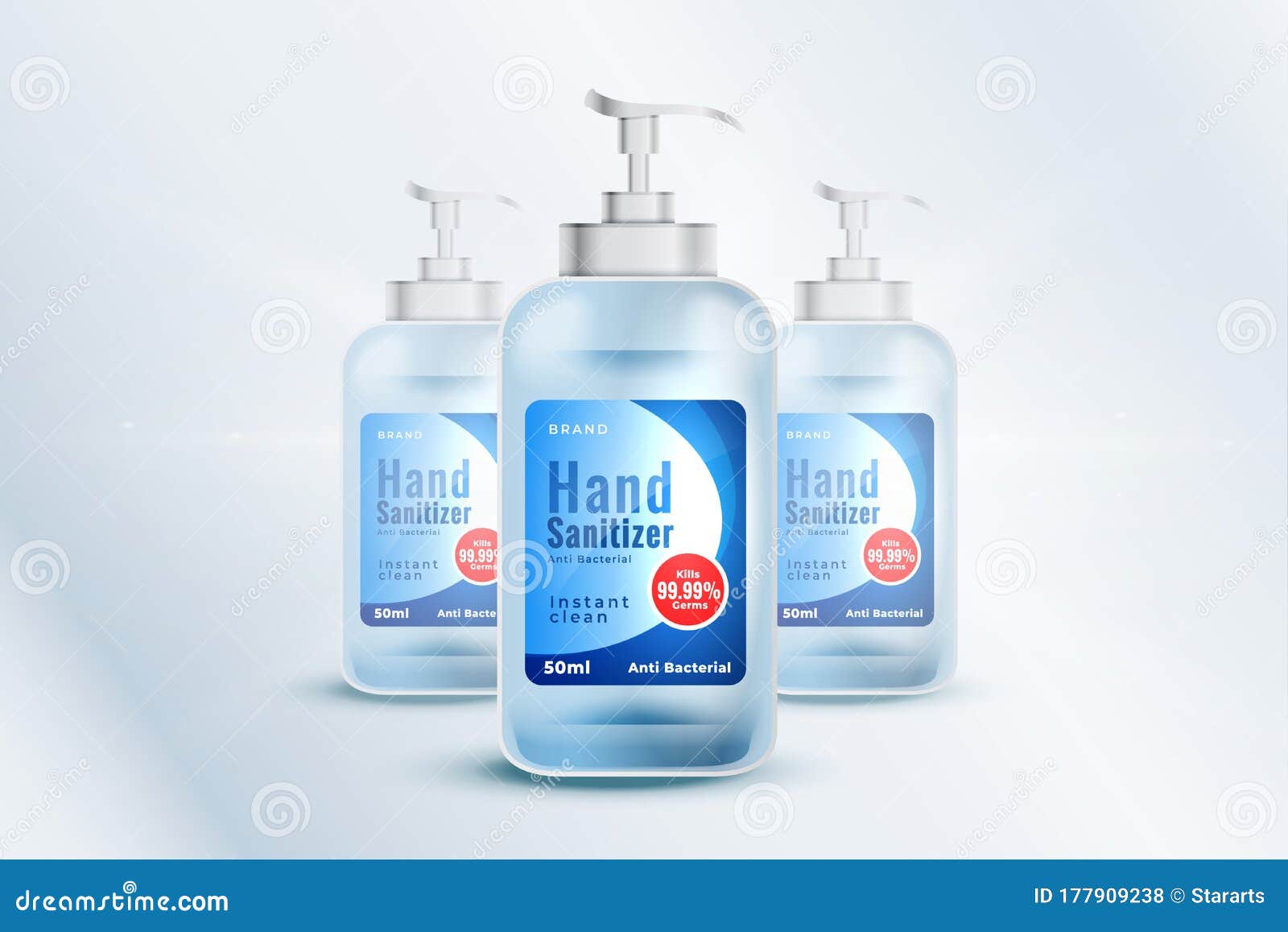 Download Hand Sanitizer Bottle Container Mockup Template In ...