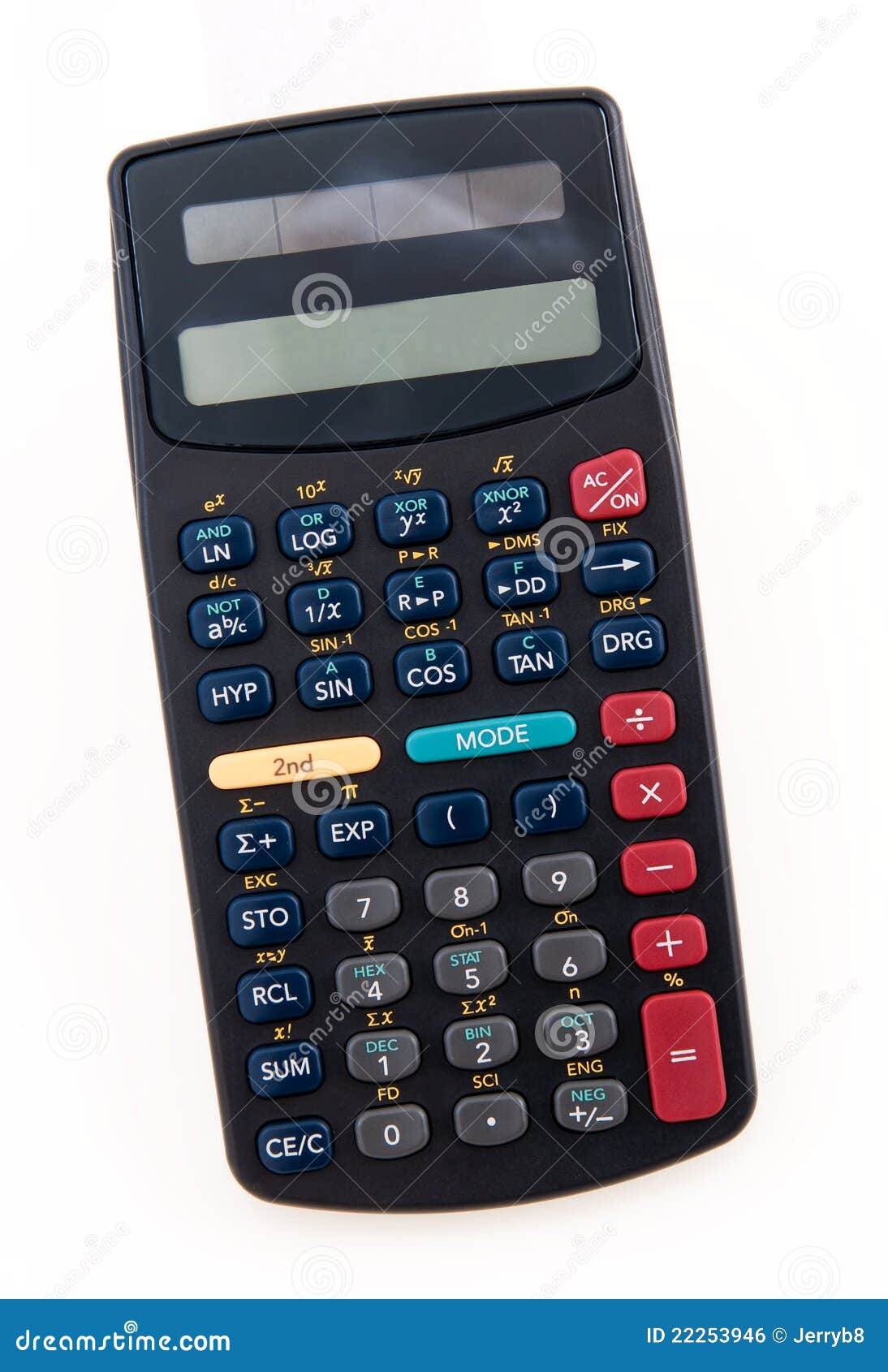Hand Scientific Calculator stock photo. Image of math 22253946