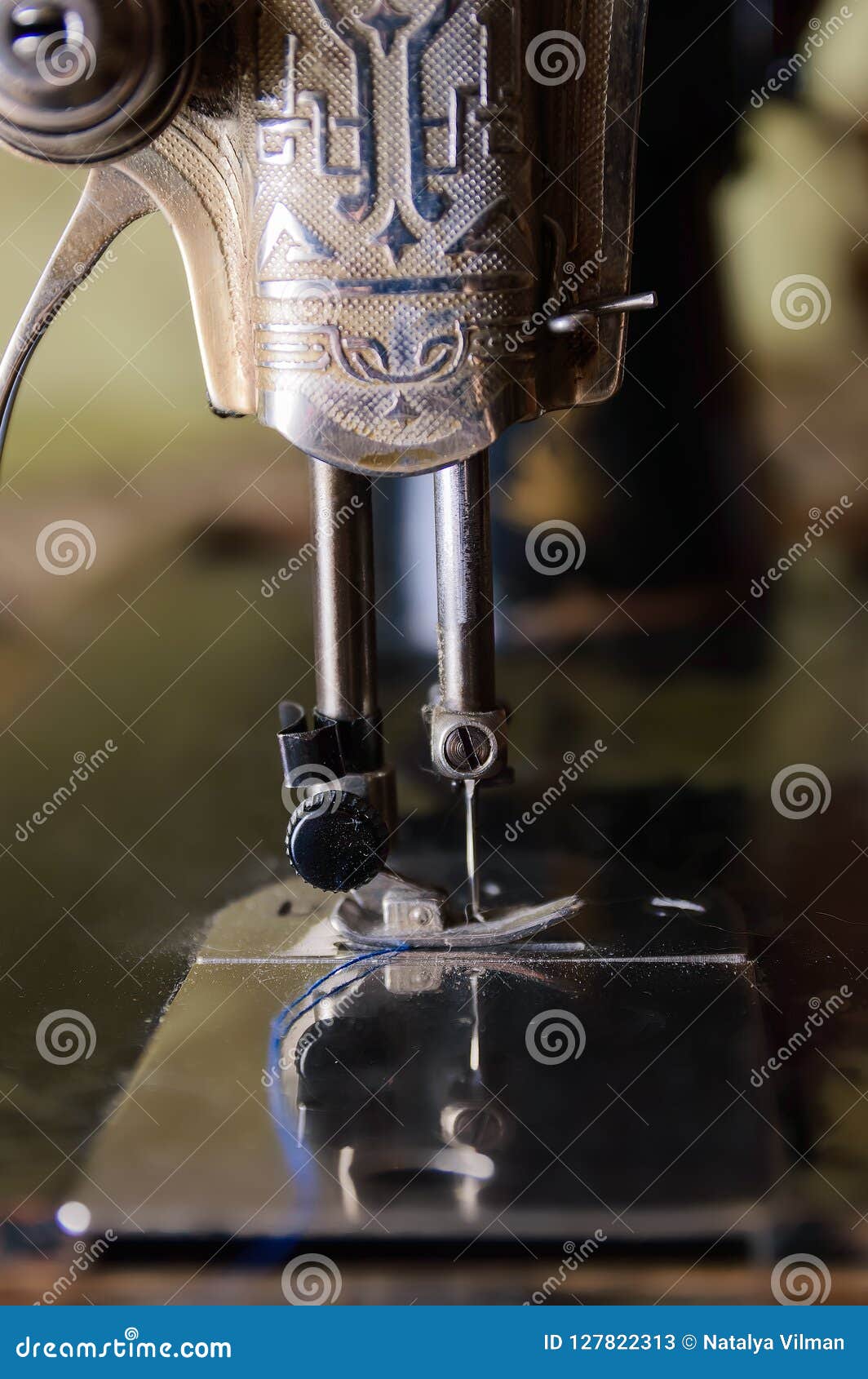 Hand sewing machine stock image. Image of equipment 127822313