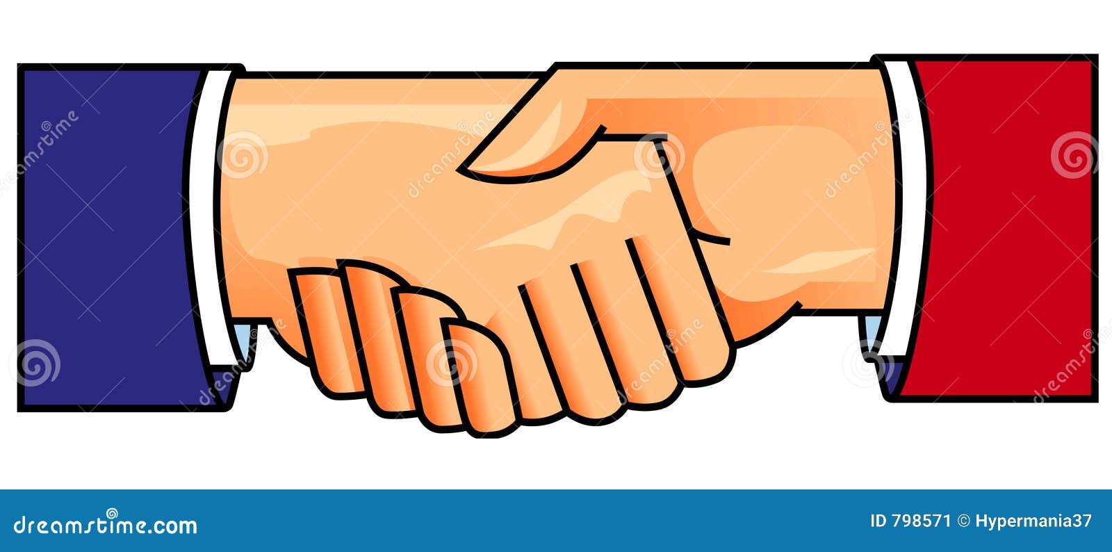 Hand shake stock illustration. Illustration of friend, social 798571
