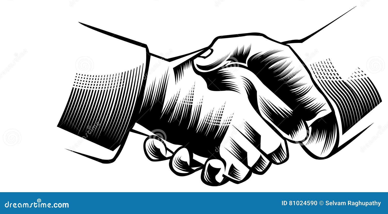 Hand Shake Clip Art Black And White