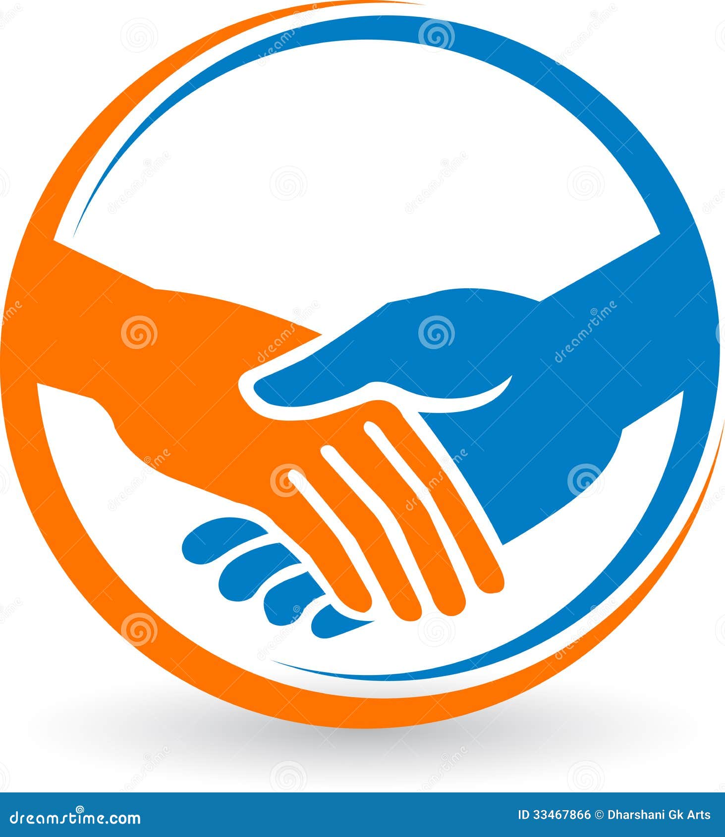 hand shake logo