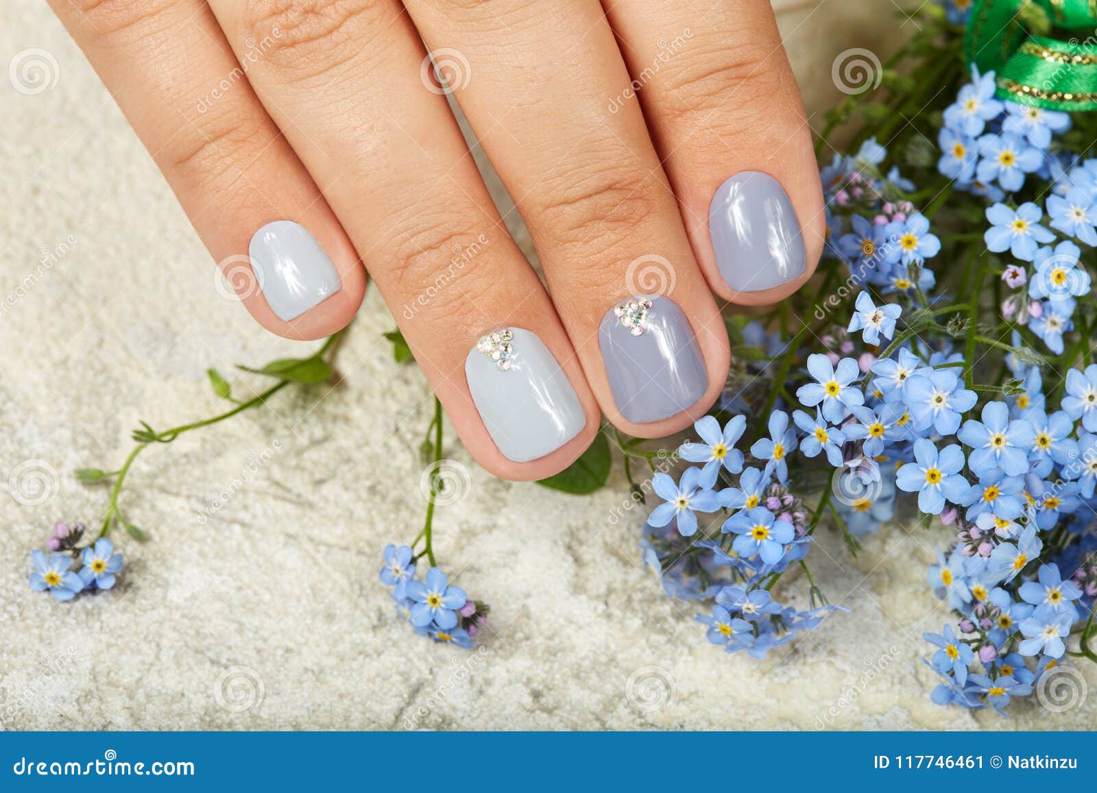 Blue gray coffin acrylic nails | Acrylic nails coffin, Ballerina style nails,  Blue acrylic nails