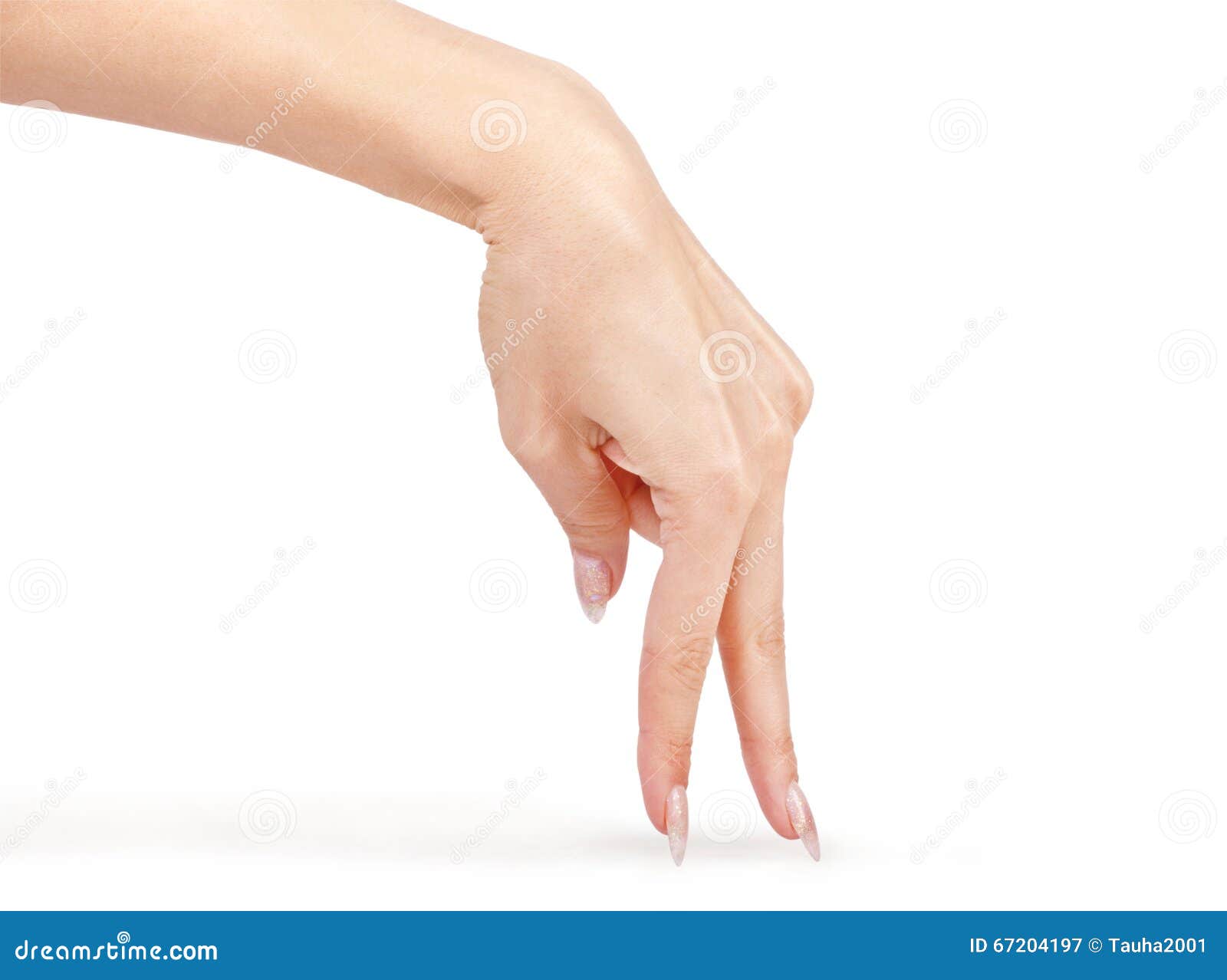 Hand is Showing the Walking Fingers Isolated Stock Image Image of little, finger 67204197