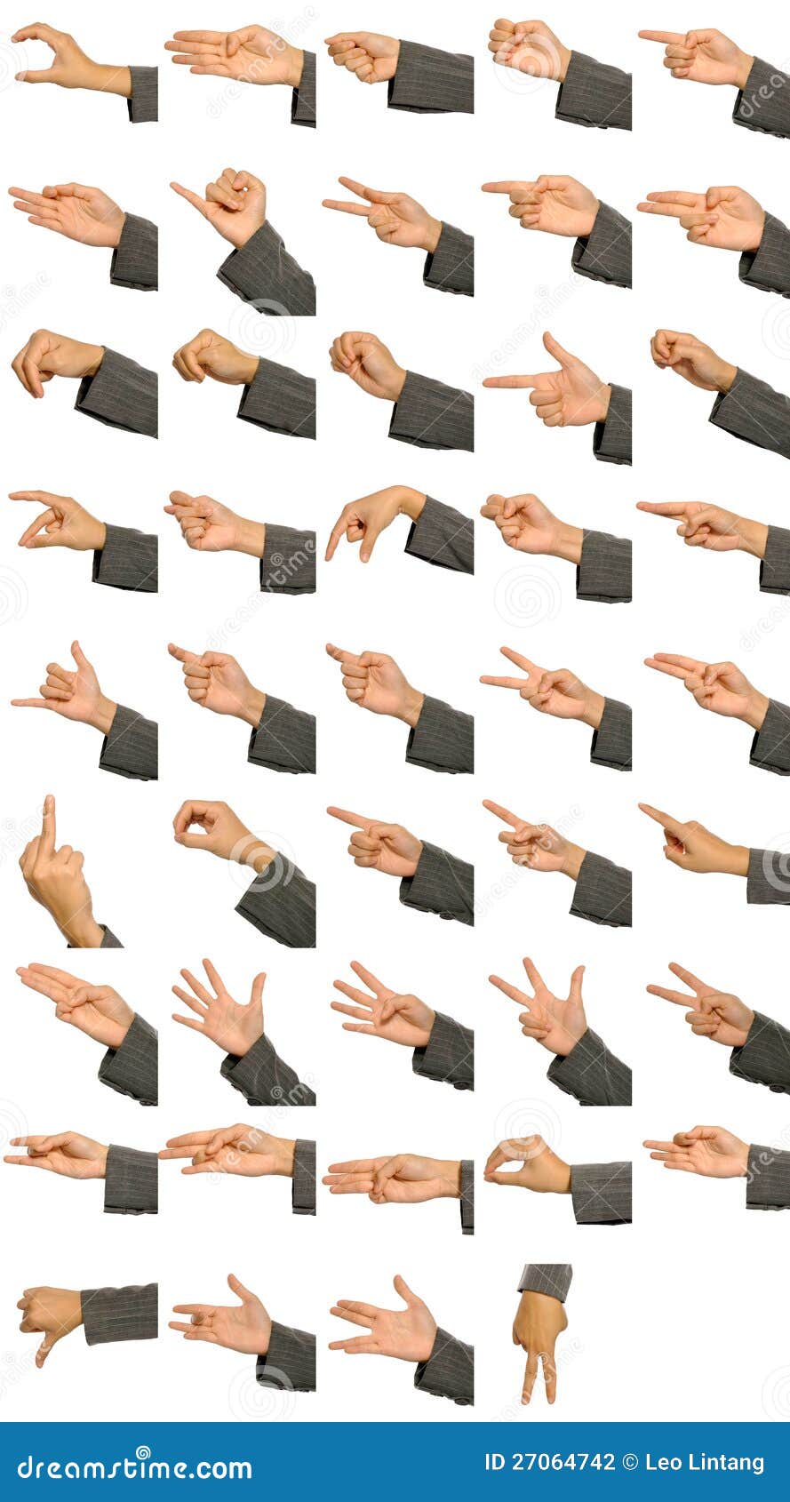 Hand Signs Language stock photo. Image of finger, alphabet - 27064742