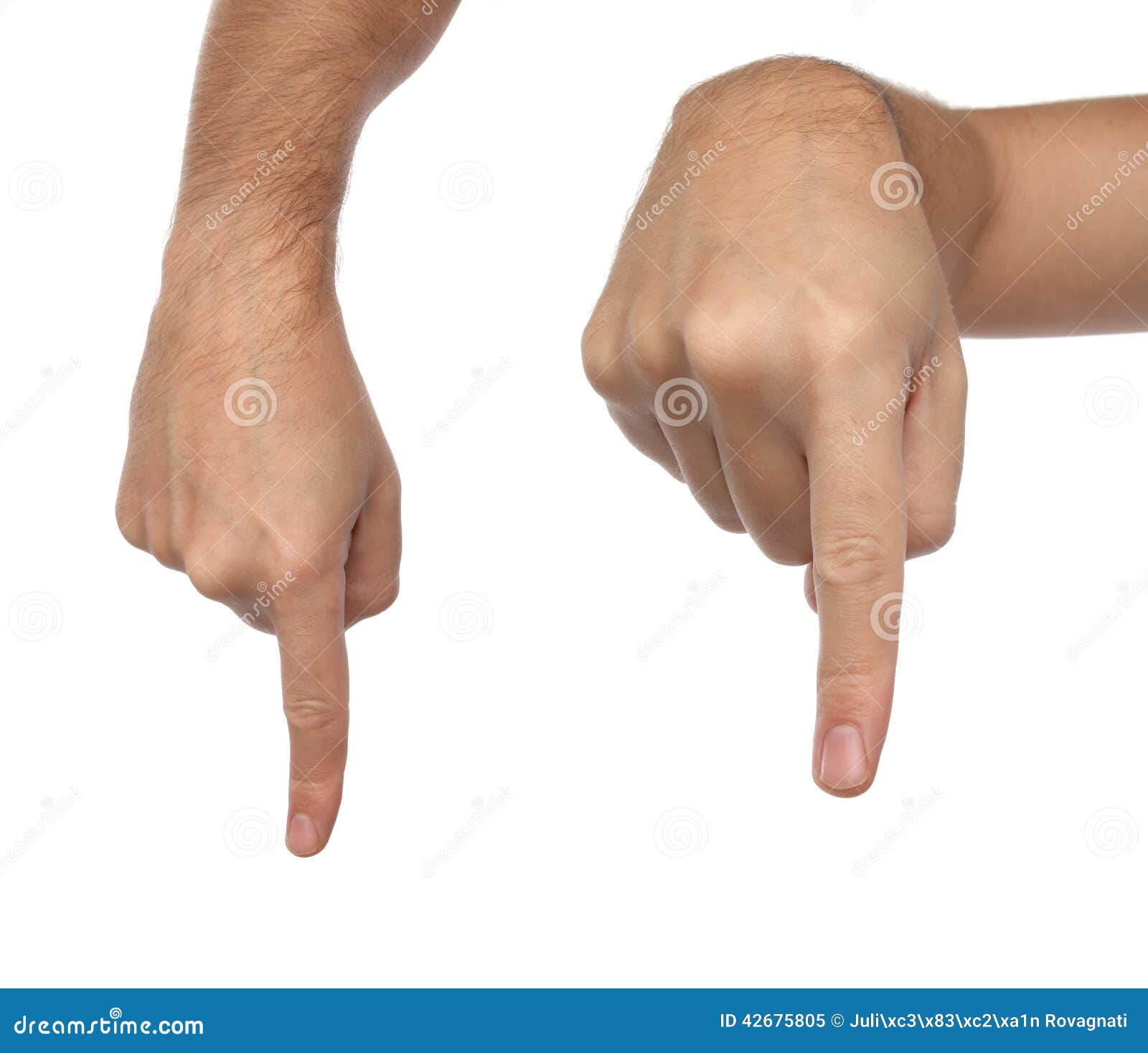 Male Finger Touching Stop Button On A Virtual Screen Stock Photography
