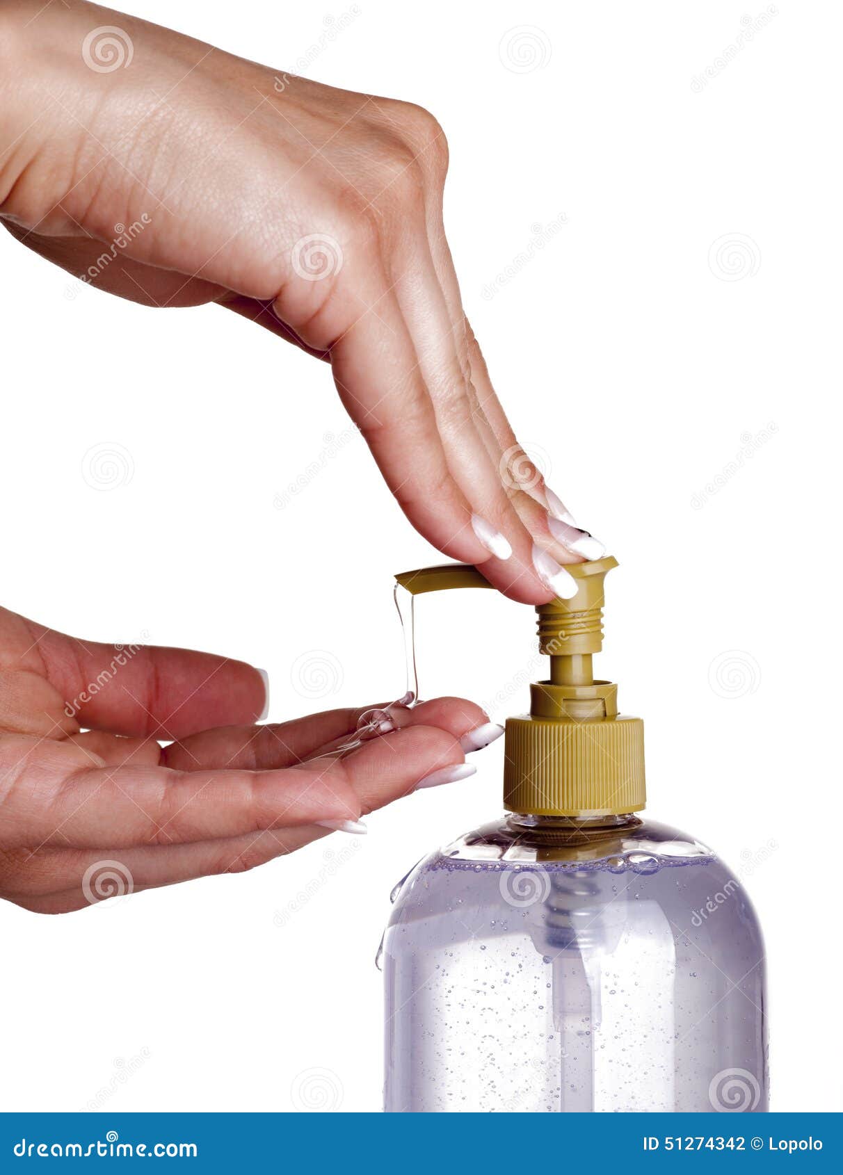 Hand Soap with Pumping Lotion from Bottle Stock Photo Image of