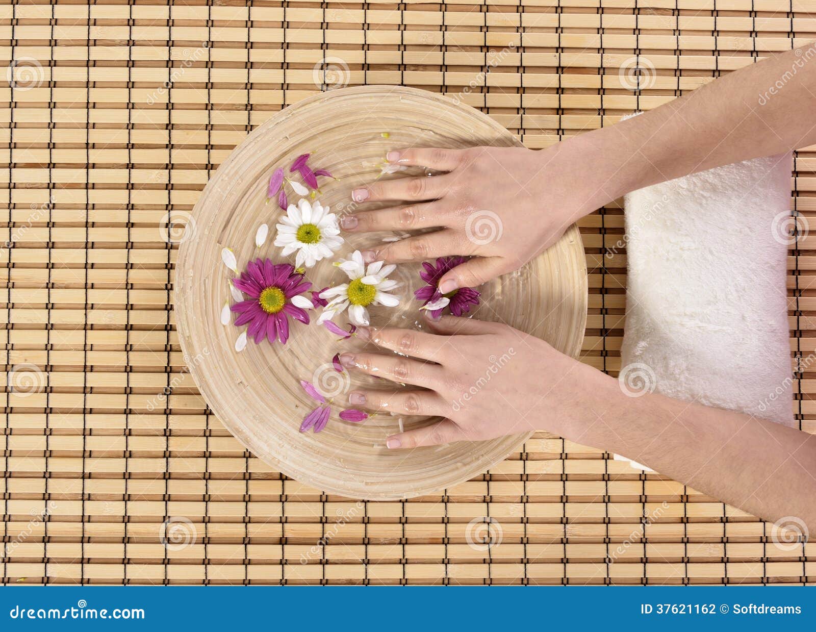 Hand spa beauty treatment stock photo. Image of disinfect 37621162