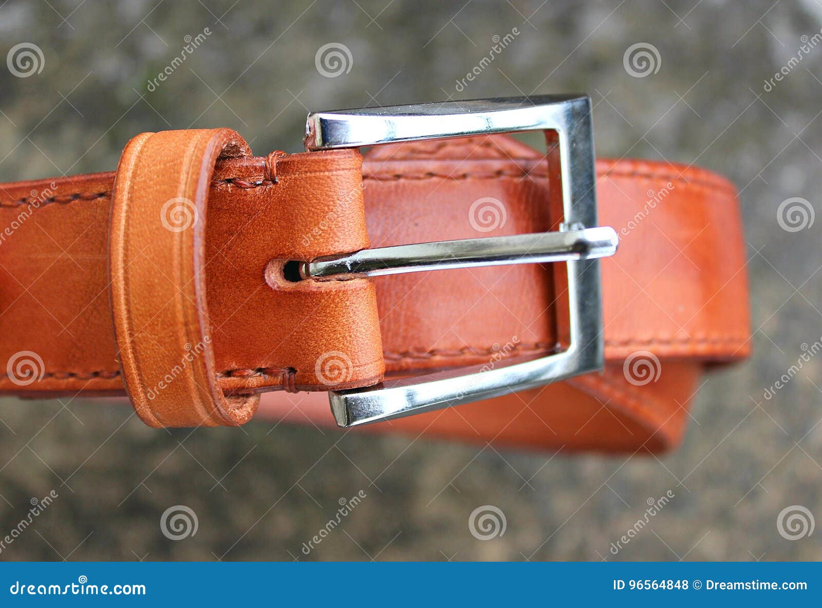 Handstitched leather belt stock photo. Image of closeup 96564848