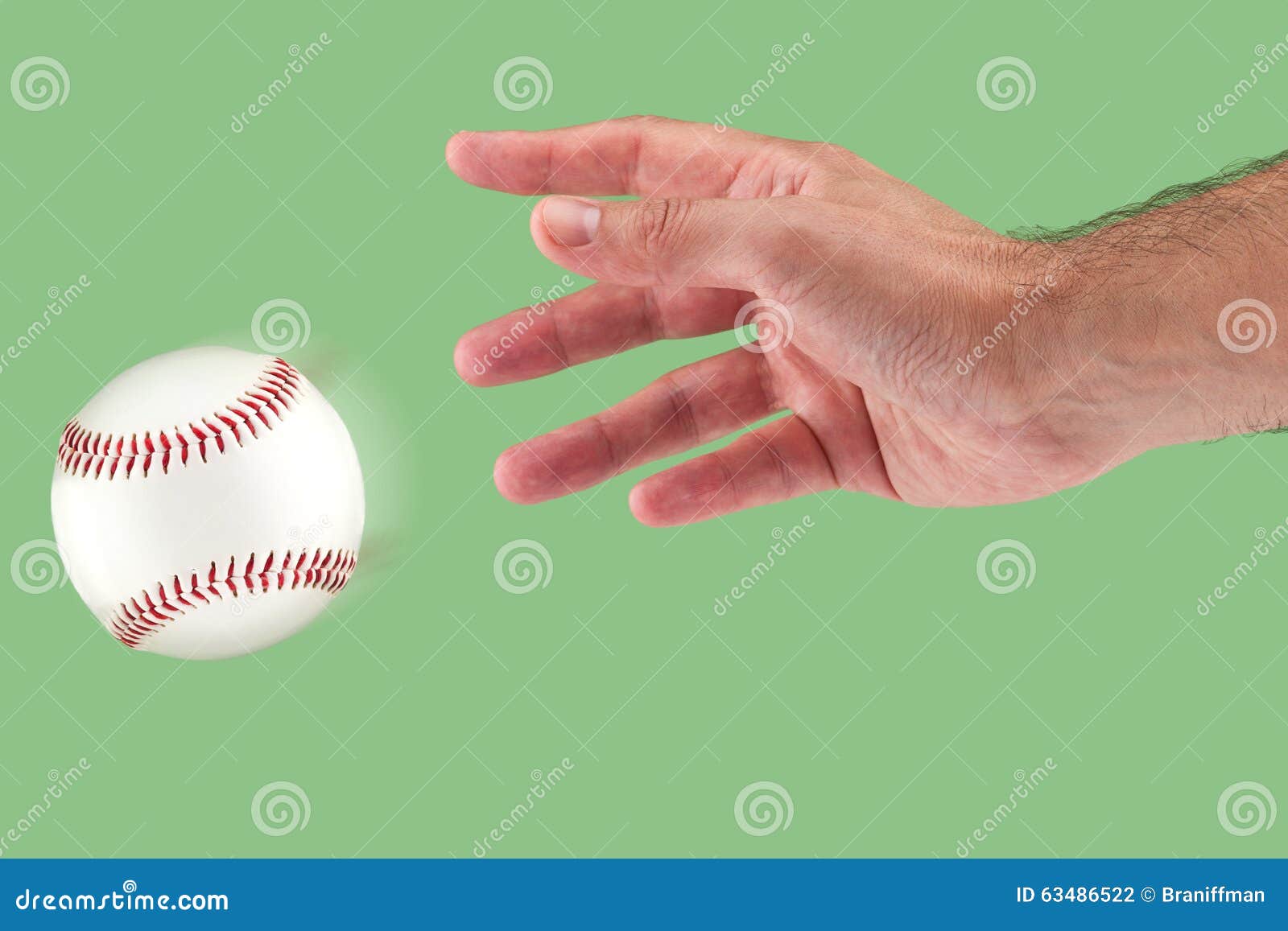 A hand throwing a baseball stock photo. Image of america 63486522