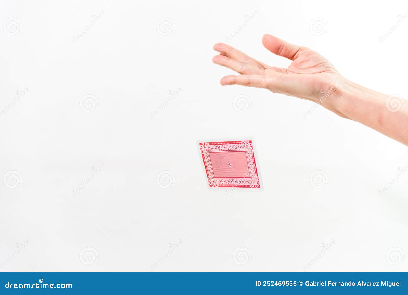 Hand Throwing Cards, Cards on the Table Stock Photo Image of casino