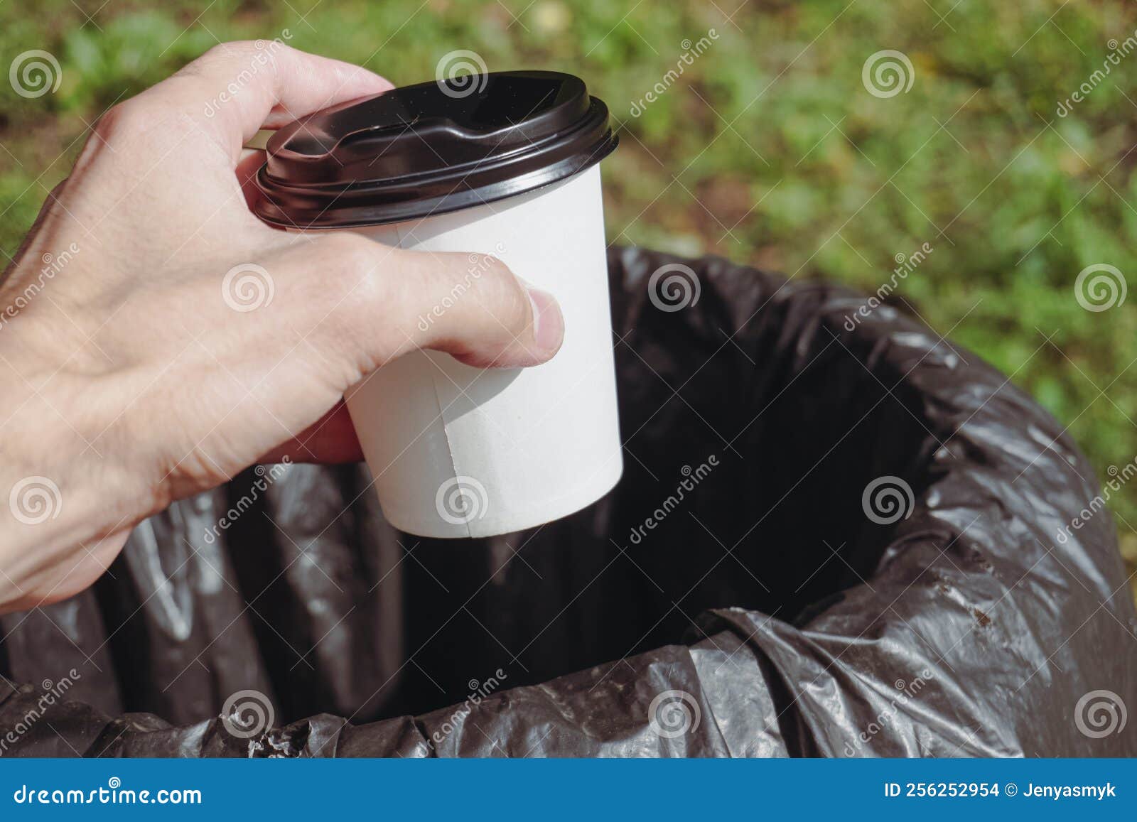 Coffee Cup Wastebasket –