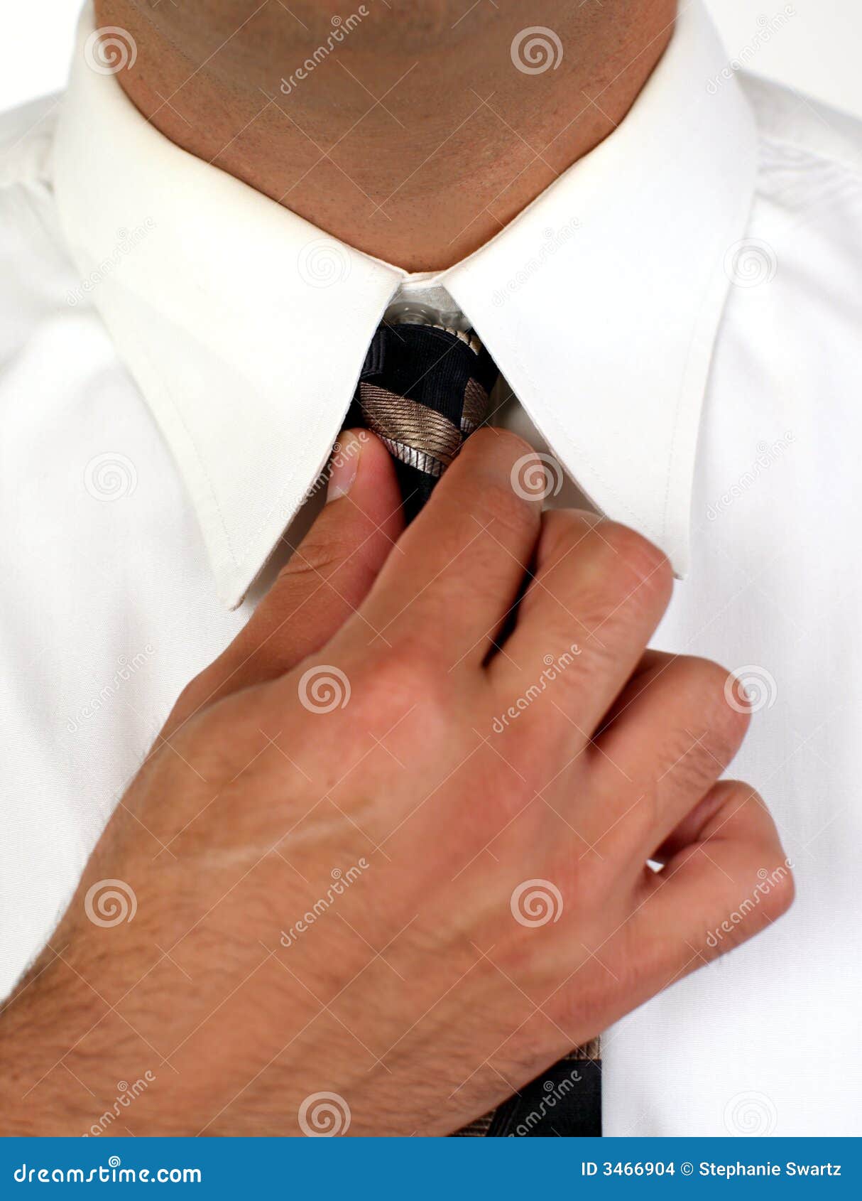 Hand and tie stock photo. Image of loose, career, formal 3466904