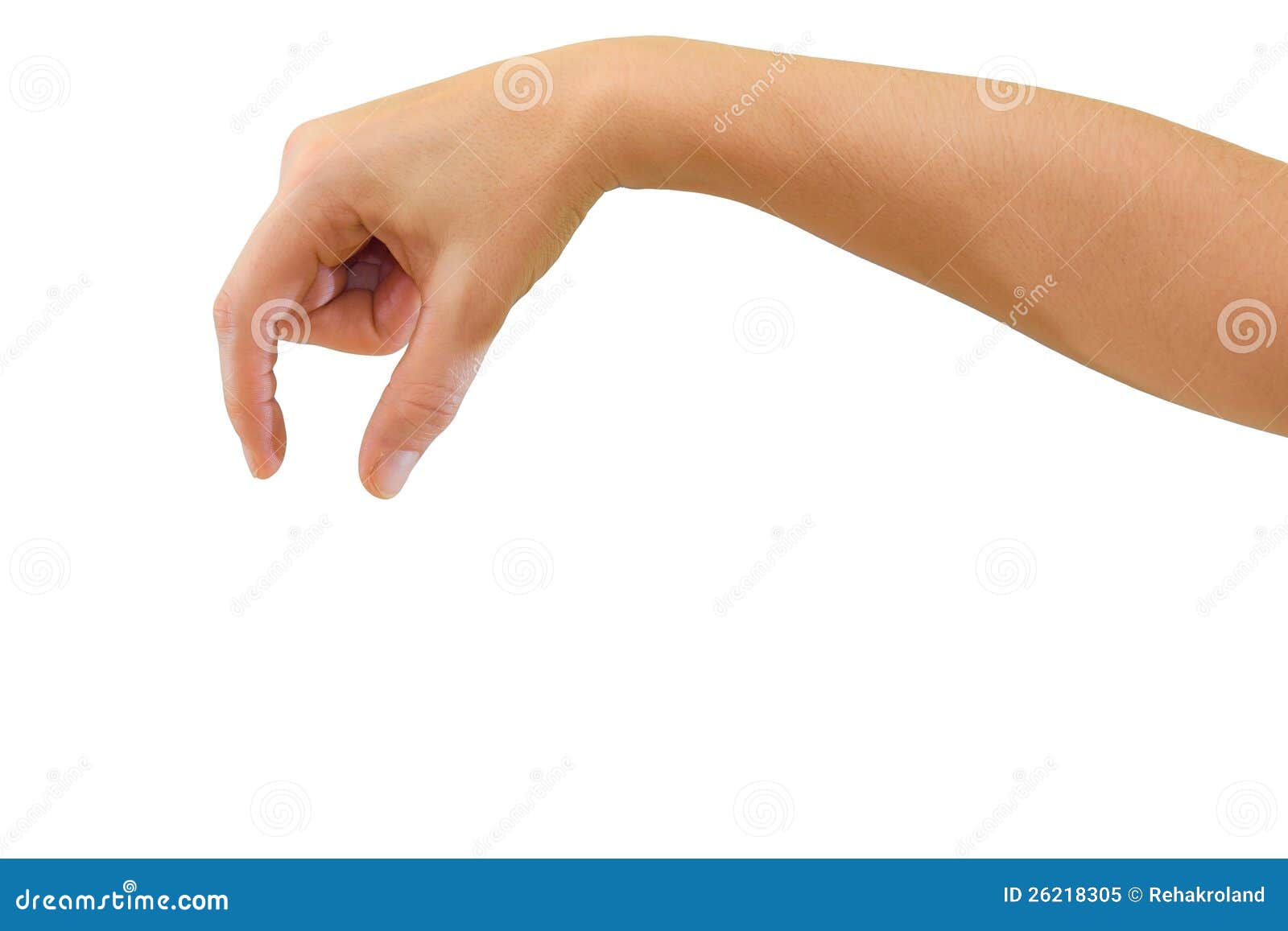 hand to hold small object