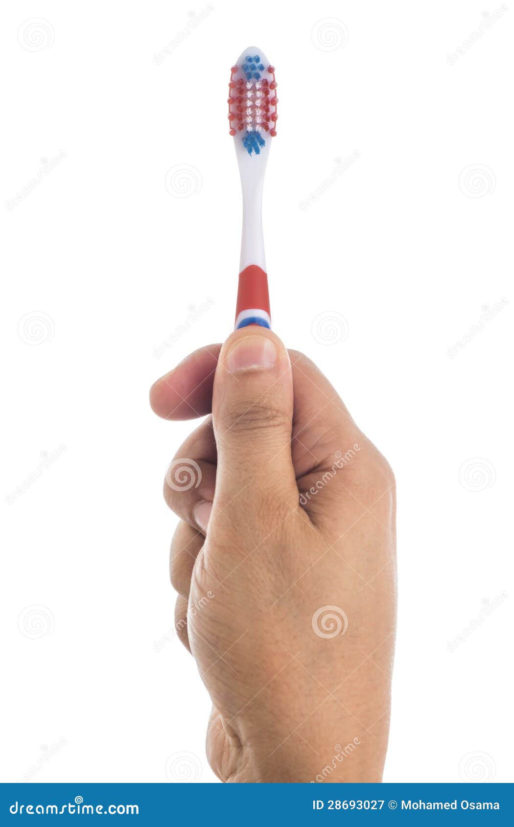 Hand with Toothbrush stock image. Image of clean, healthcare 28693027