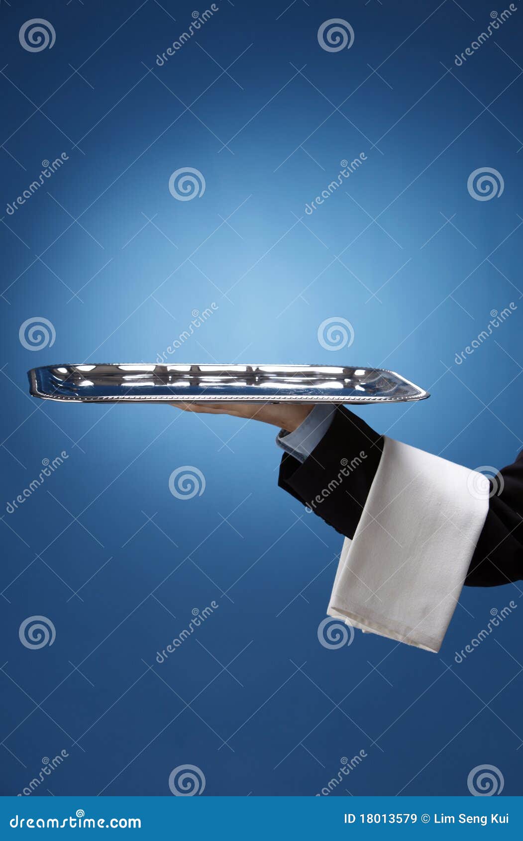 Hand with tray stock image. Image of plate, tray, service - 18013579