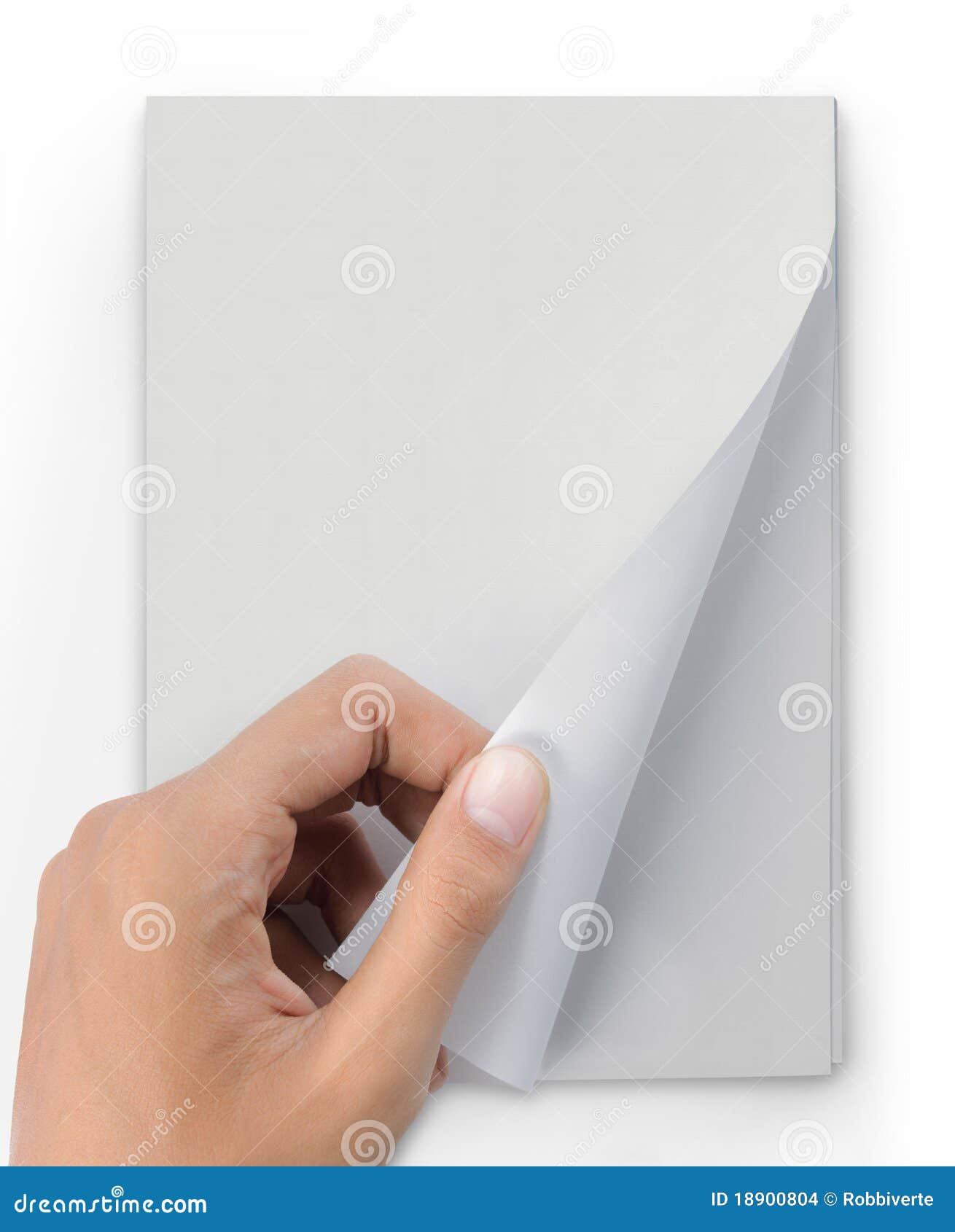 Hand Turn Page Of Magazine Stock Photo Image Of Note   19870668