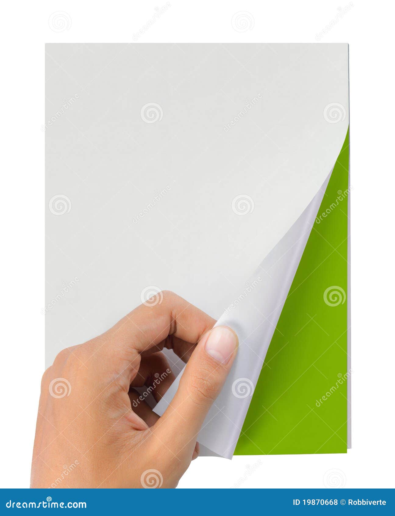 Hand turn page of magazine stock photo. Image of note - 19870668