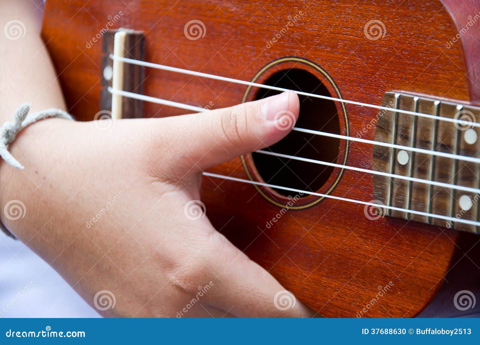 Hand for Ukulele stock photo. Image of acoustical, hawaii 37688630