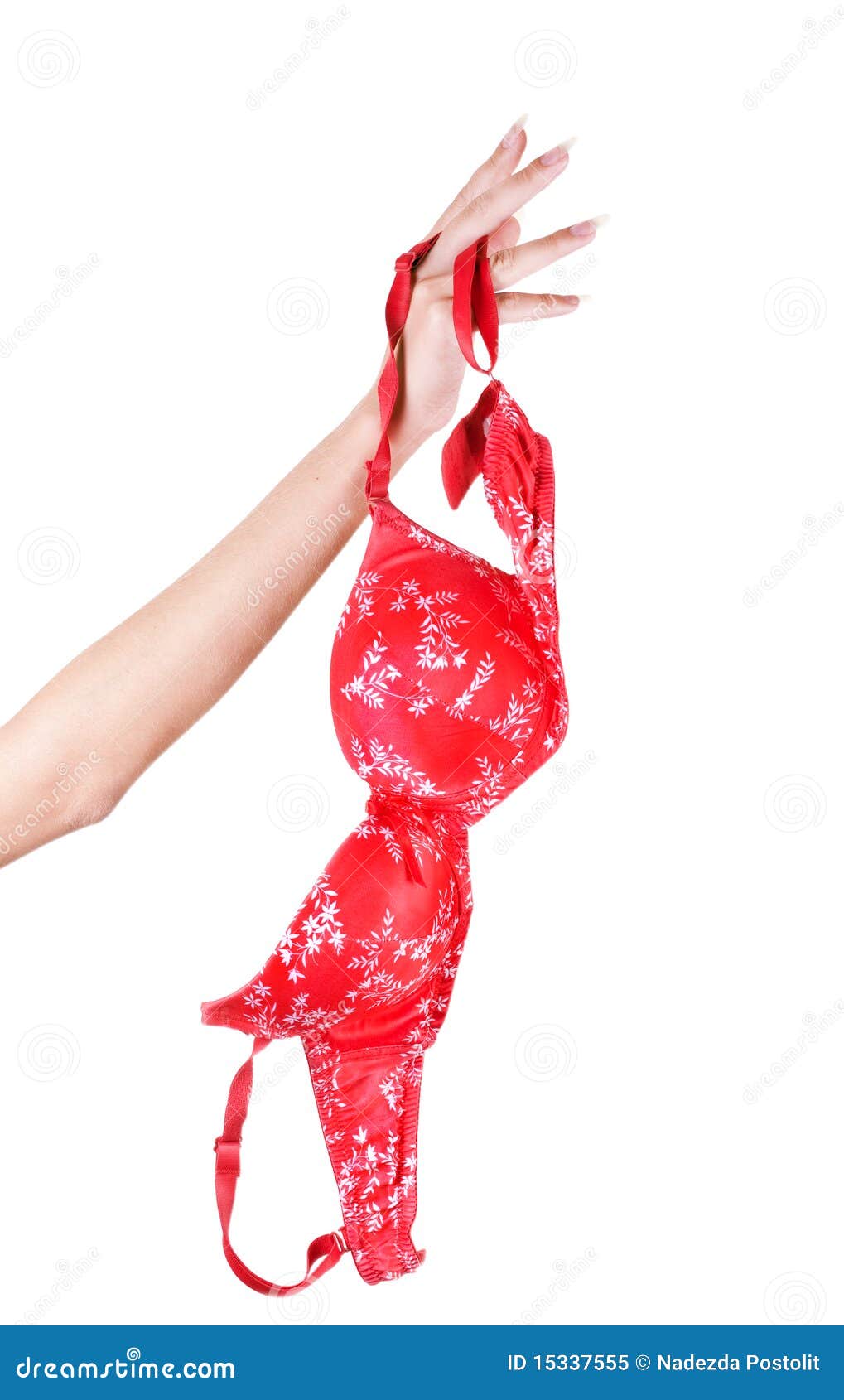 Hand with underwear stock image. Image of isolated, hand 15337555