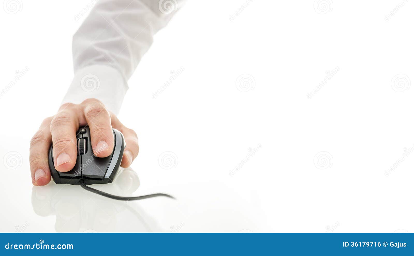 Hand using computer mouse stock photo. Image of work 36179716