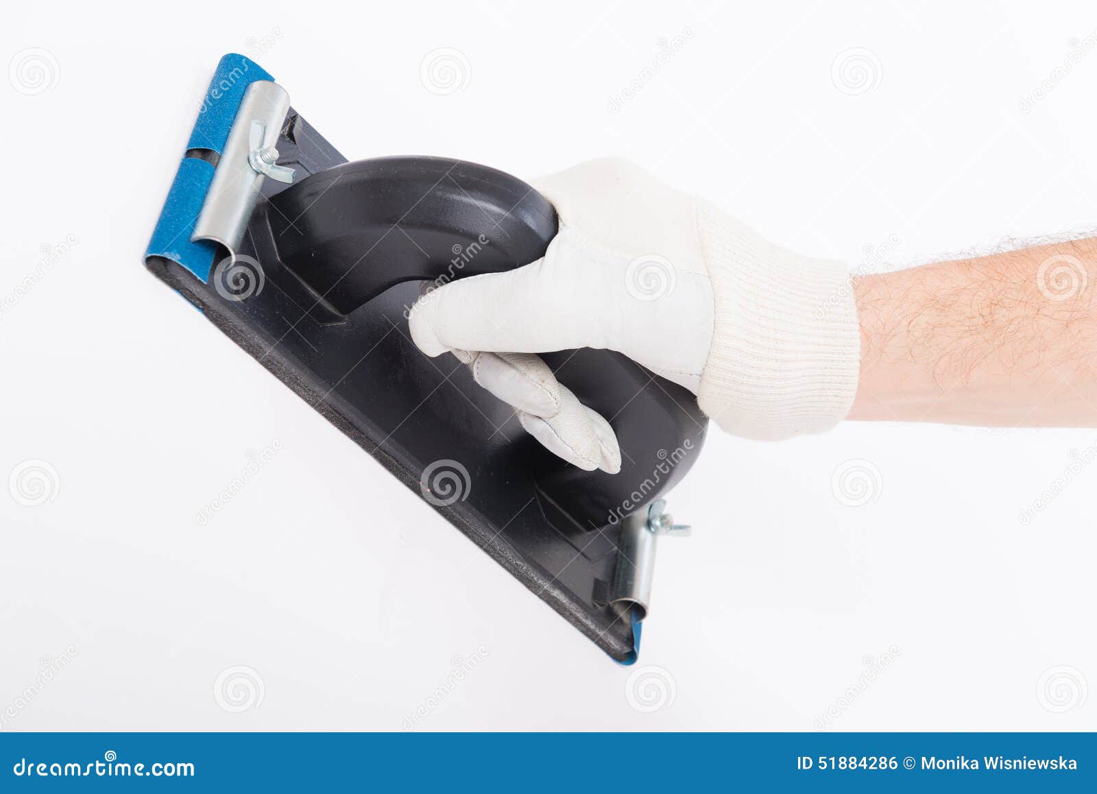 Hand Using Plastering Trowel Stock Photo Image of worker, improvement