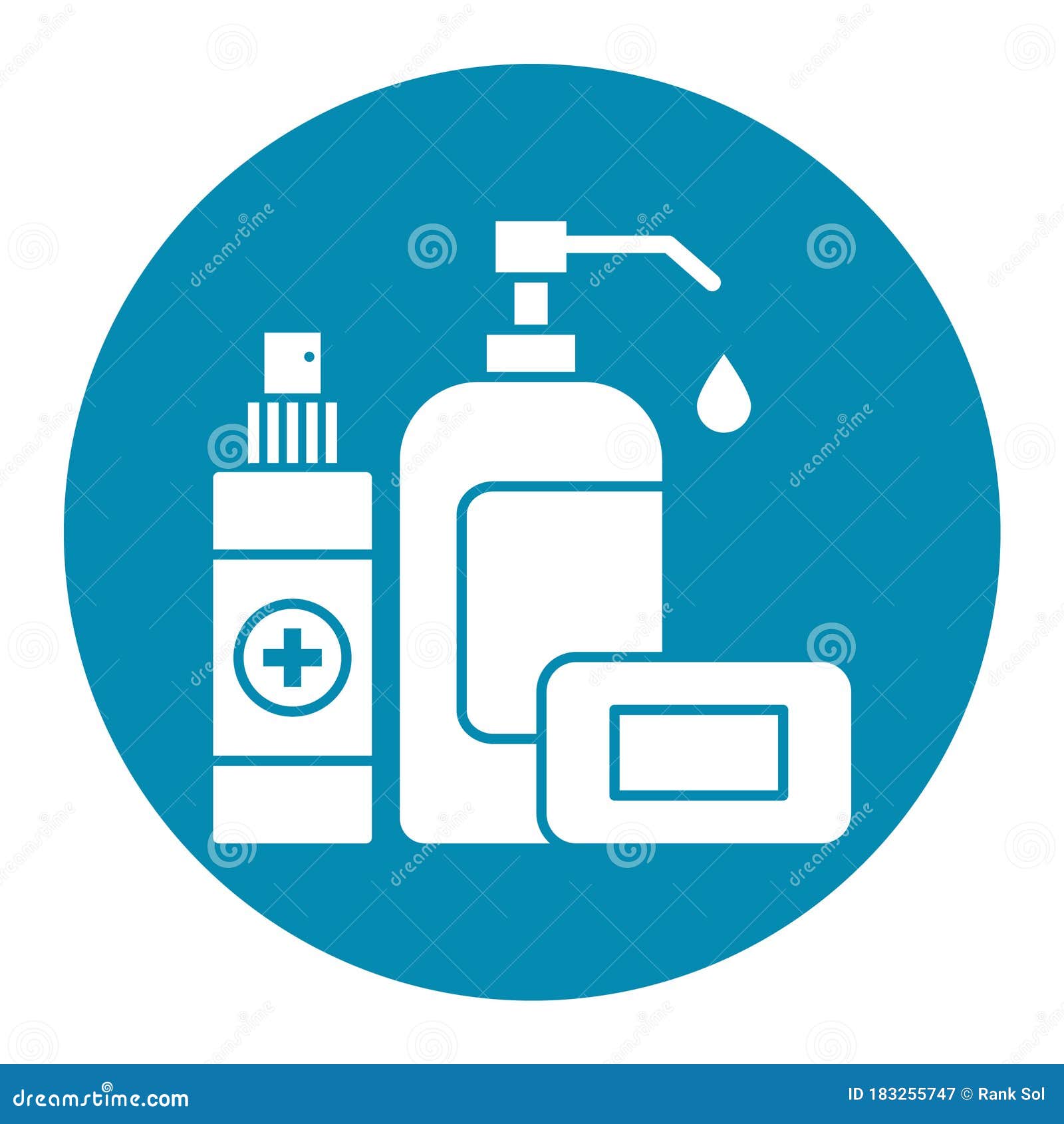 hand wash  glyph style  icon which can easily modify or edit